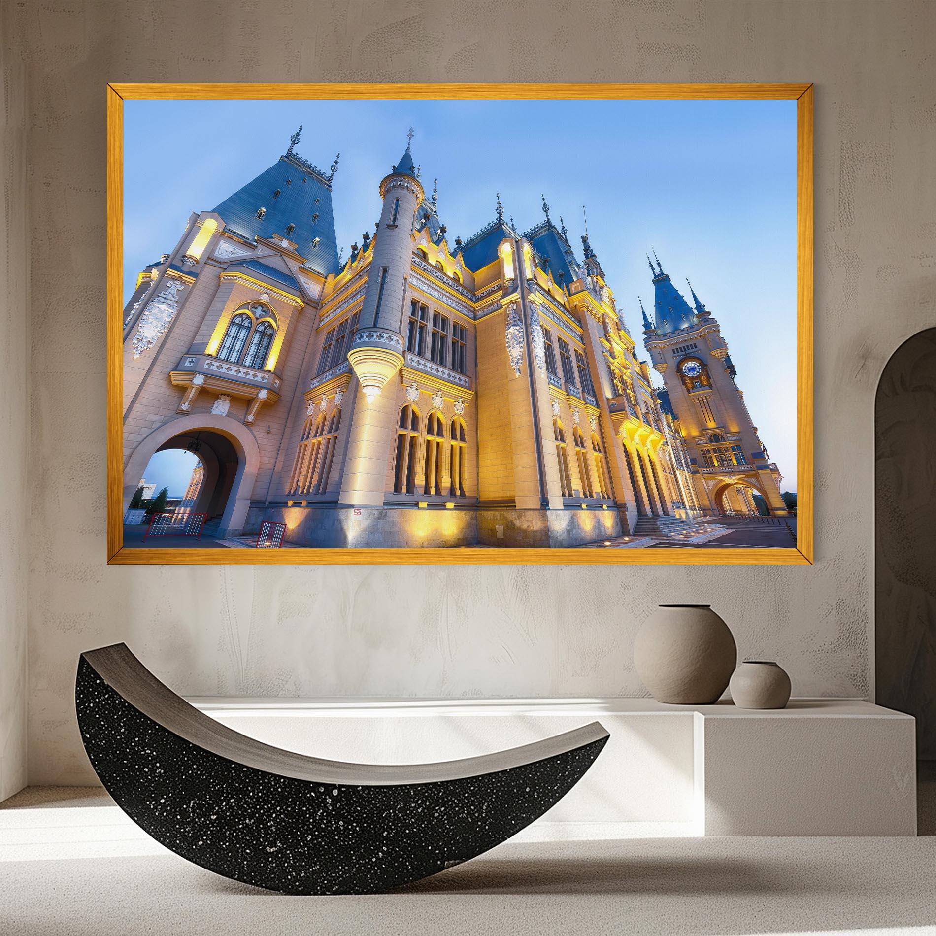 Tablou Canvas Palace Culture Romania mockup 8