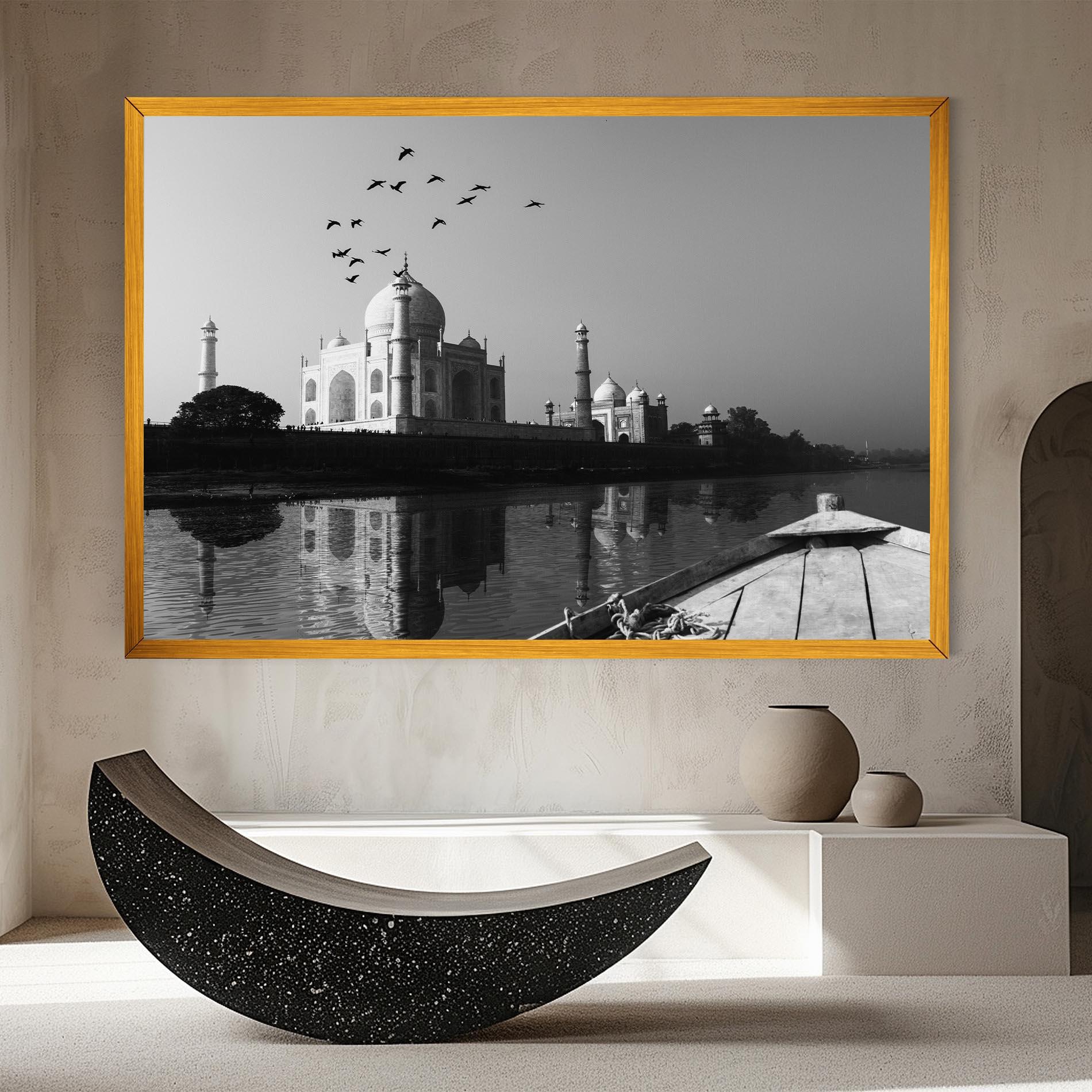 Tablou Canvas Taj Mahal Reflected mockup 8