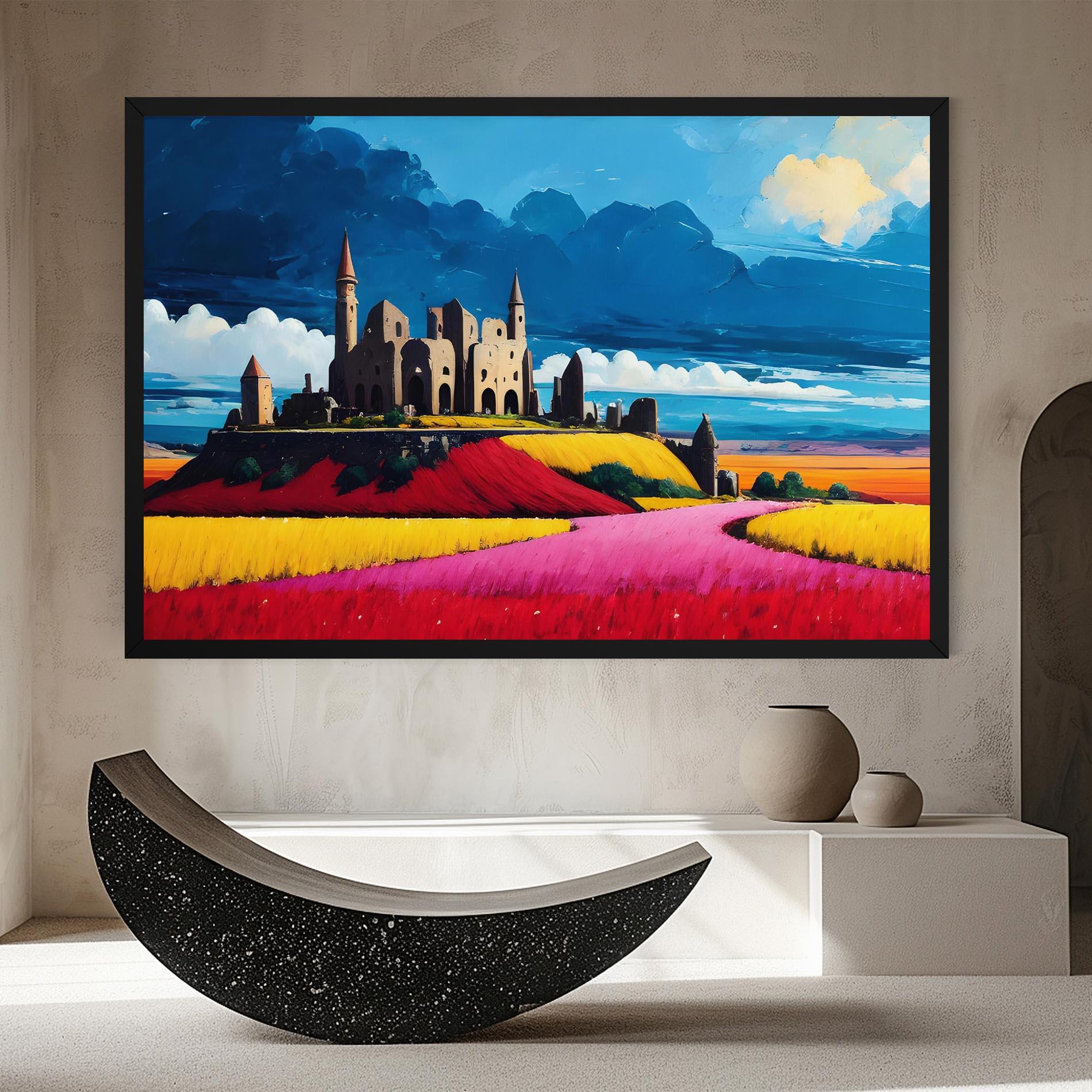 Tablou Canvas Antique Building Art mockup 8