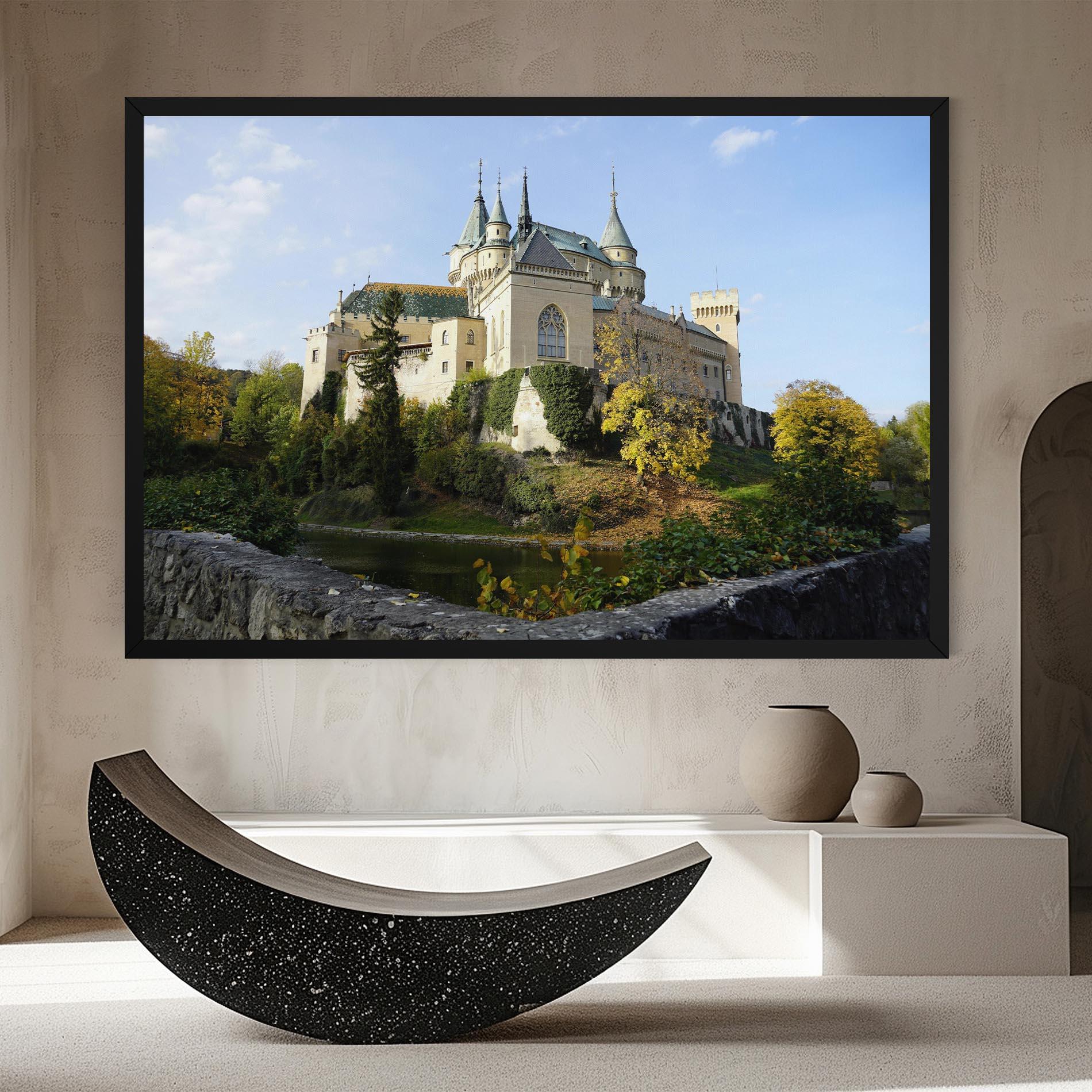 Tablou Canvas Bojnice Castle Slovakia mockup 8