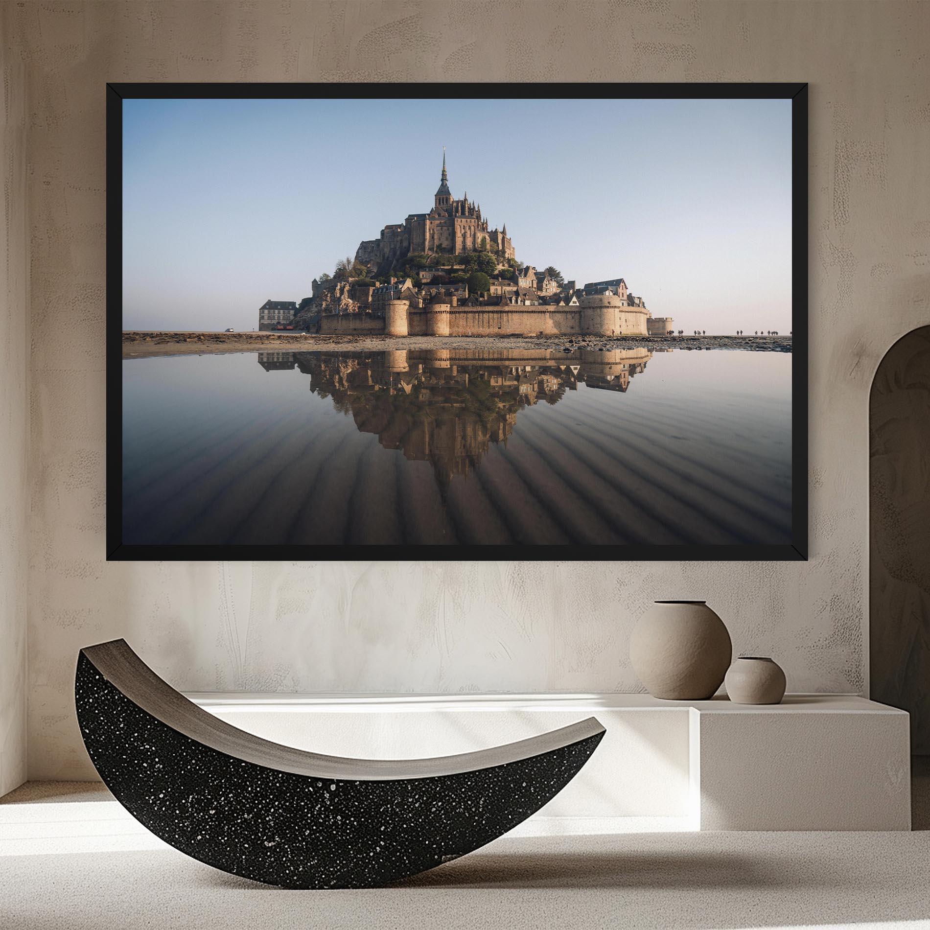 Tablou Canvas Castle Reflection mockup 8
