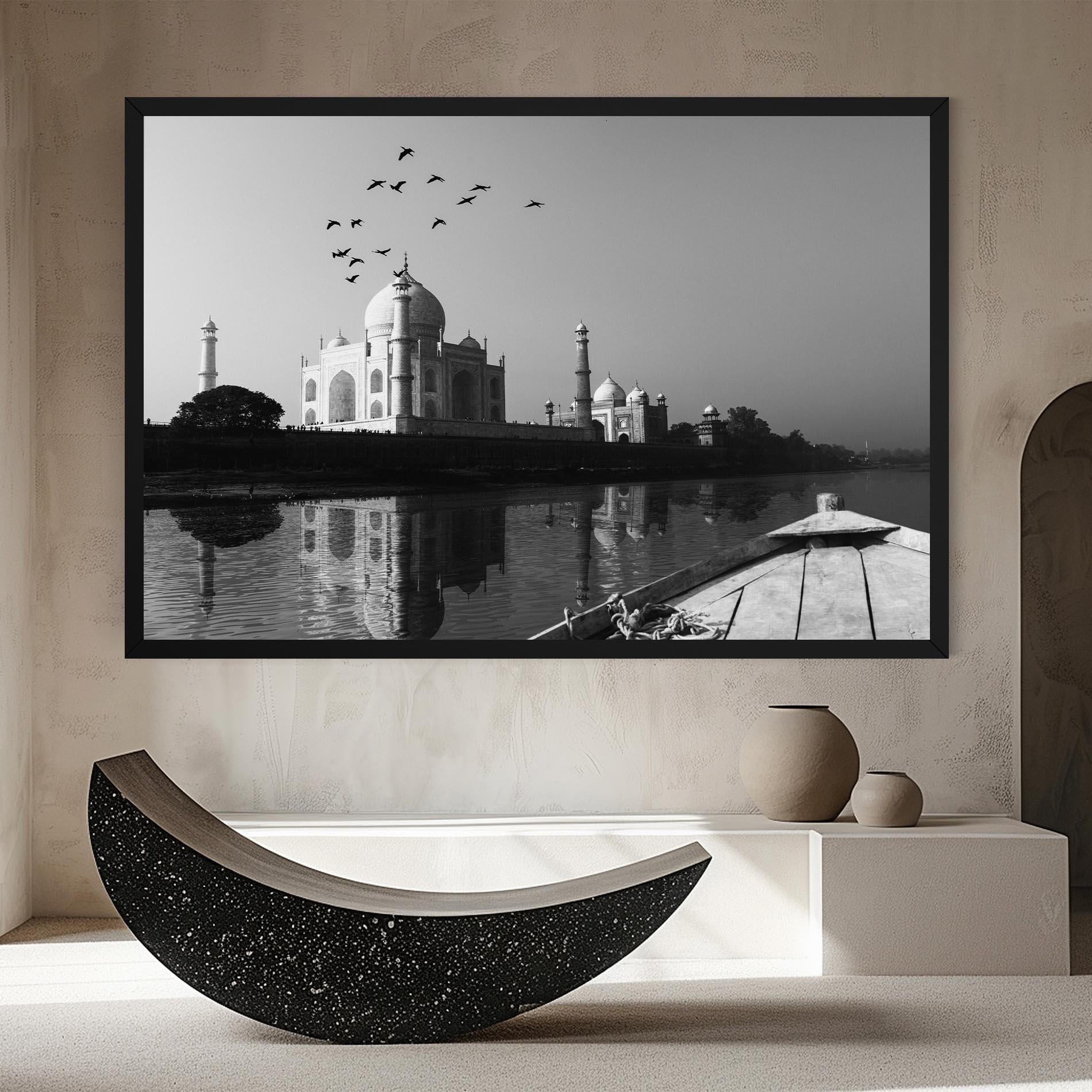 Tablou Canvas Taj Mahal Reflected mockup 8