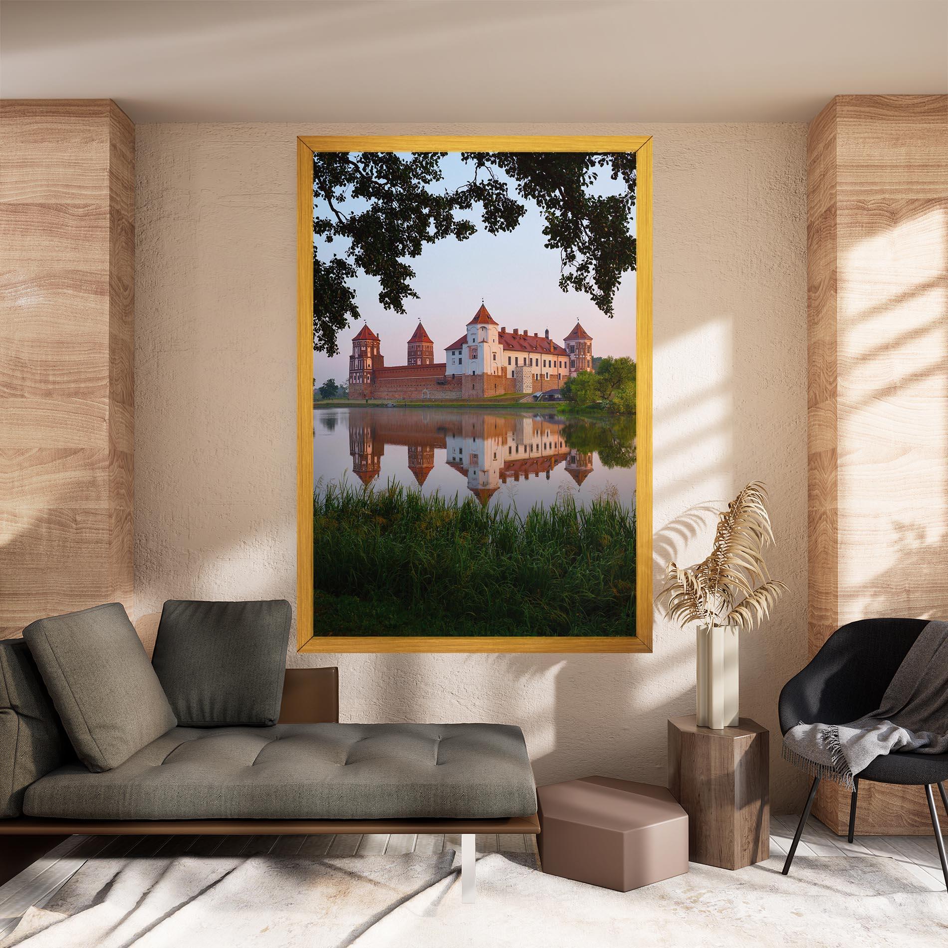 Tablou Canvas Ancient Castle Morning mockup 8