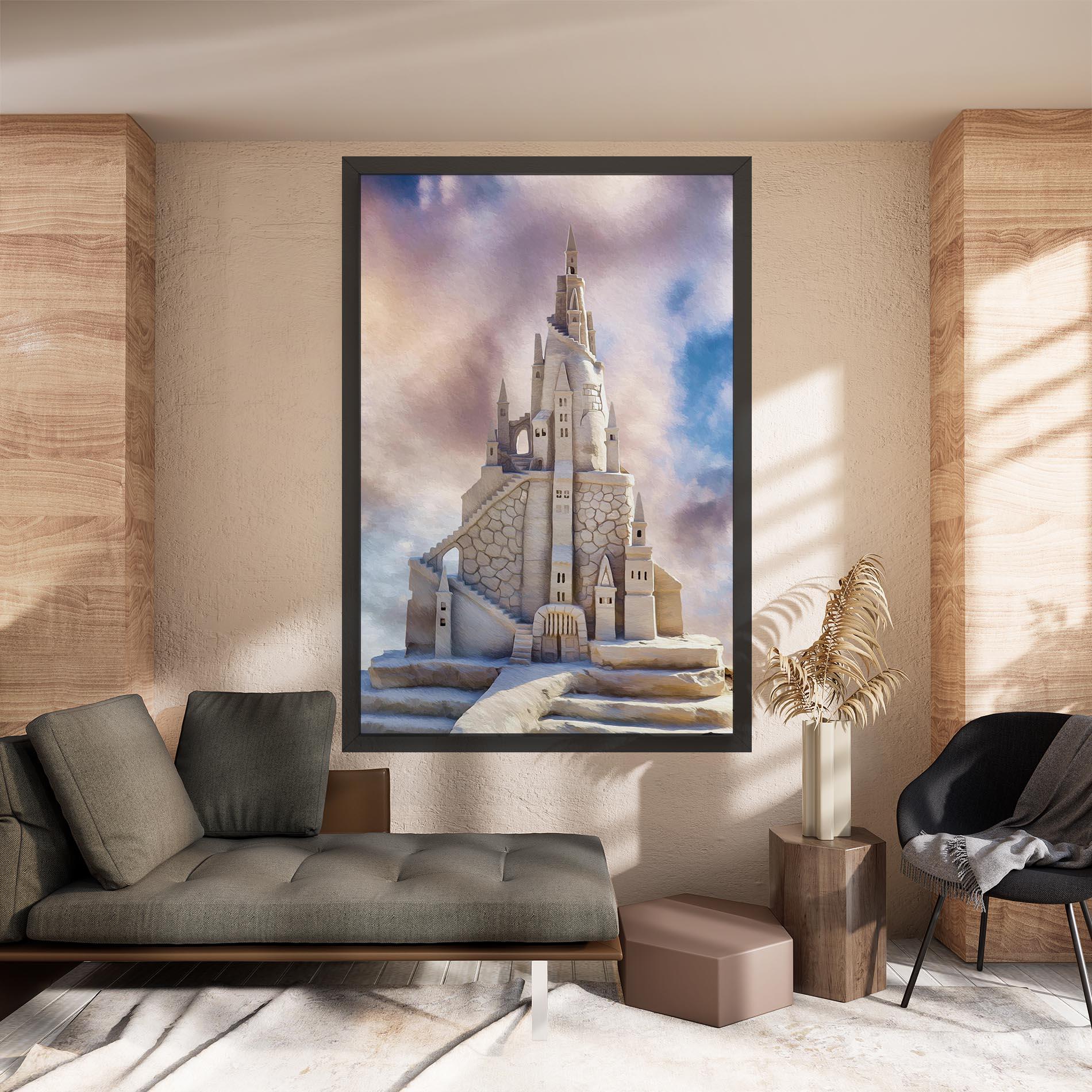 Tablou Canvas Cream Castle mockup 8
