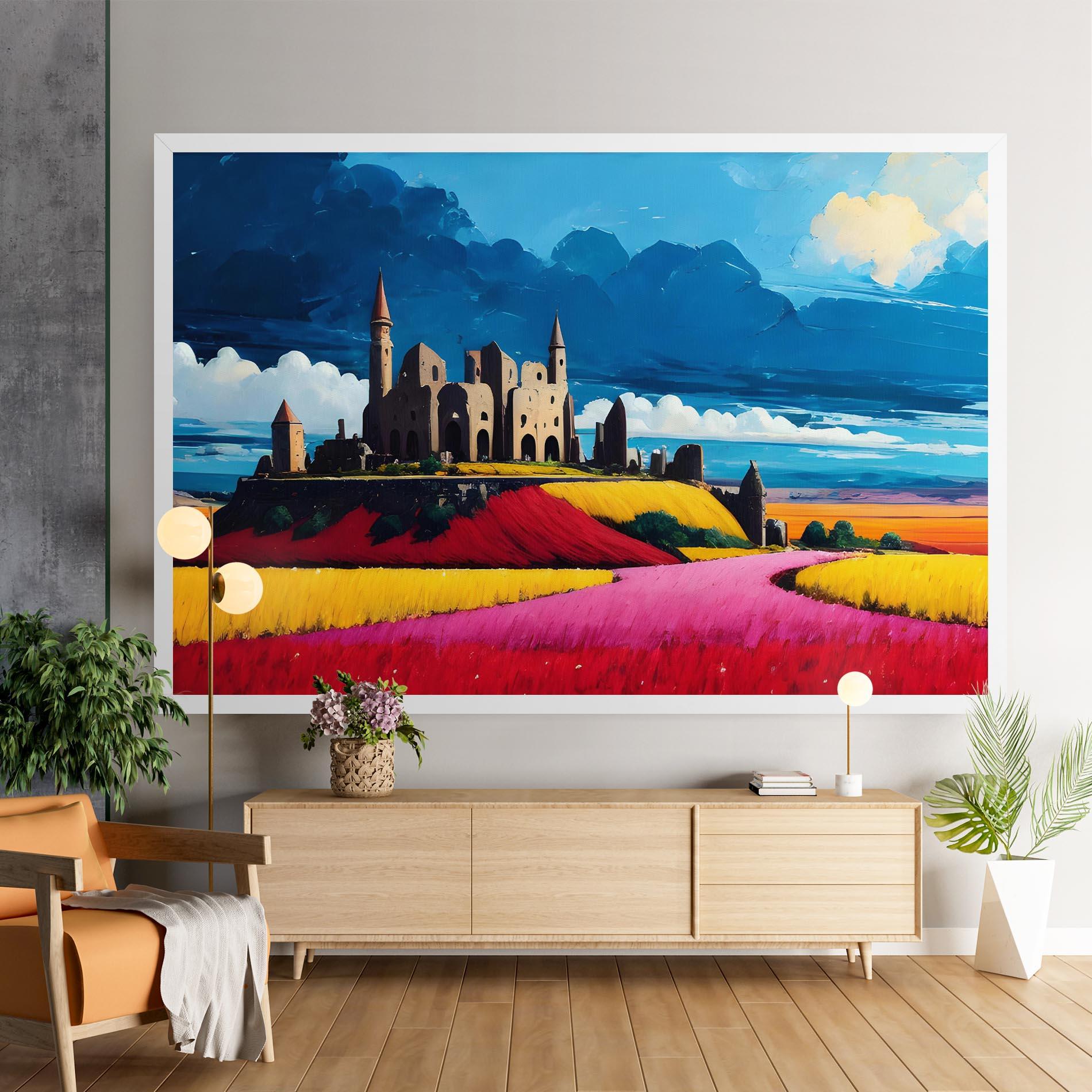 Tablou Canvas Antique Building Art mockup 9