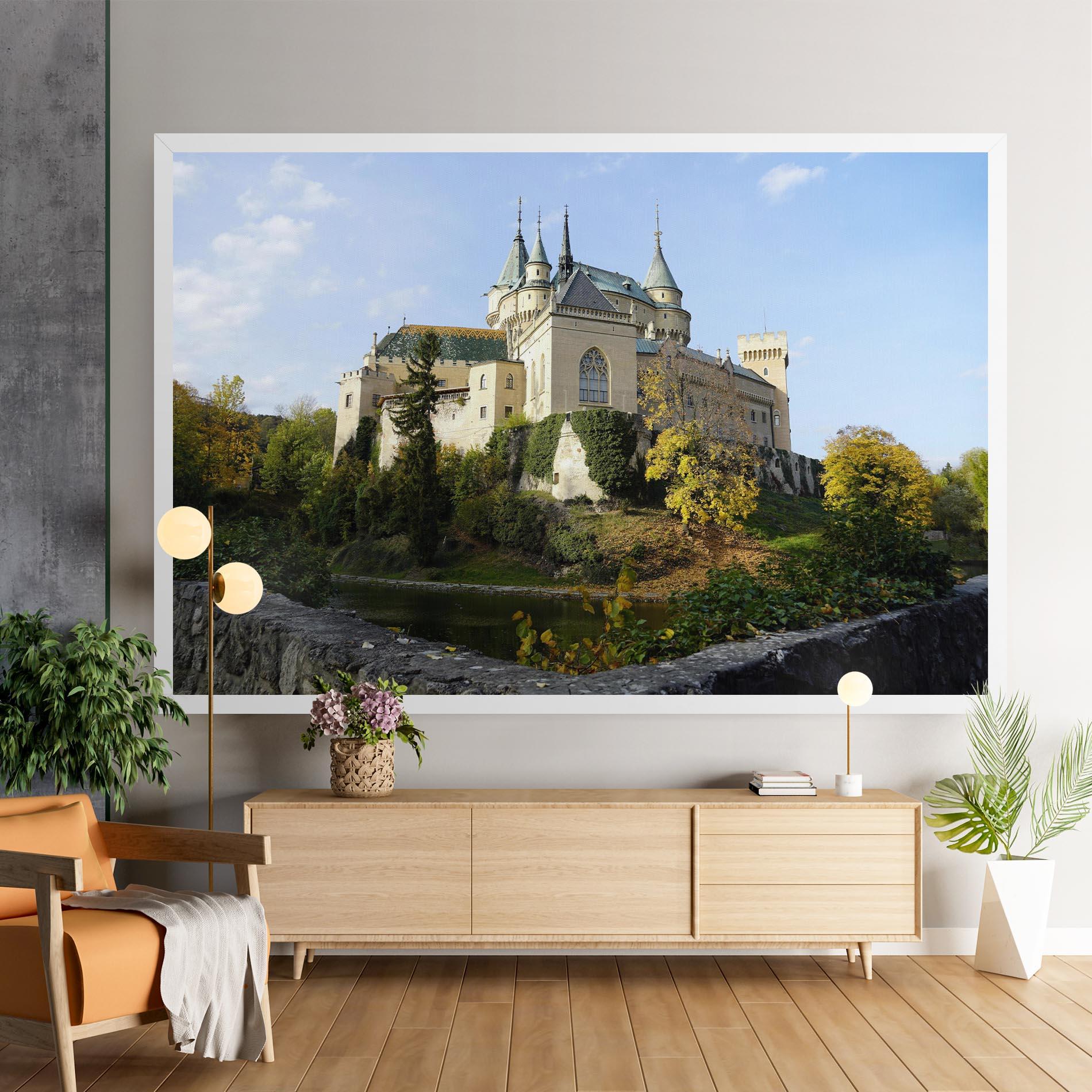 Tablou Canvas Bojnice Castle Slovakia mockup 9