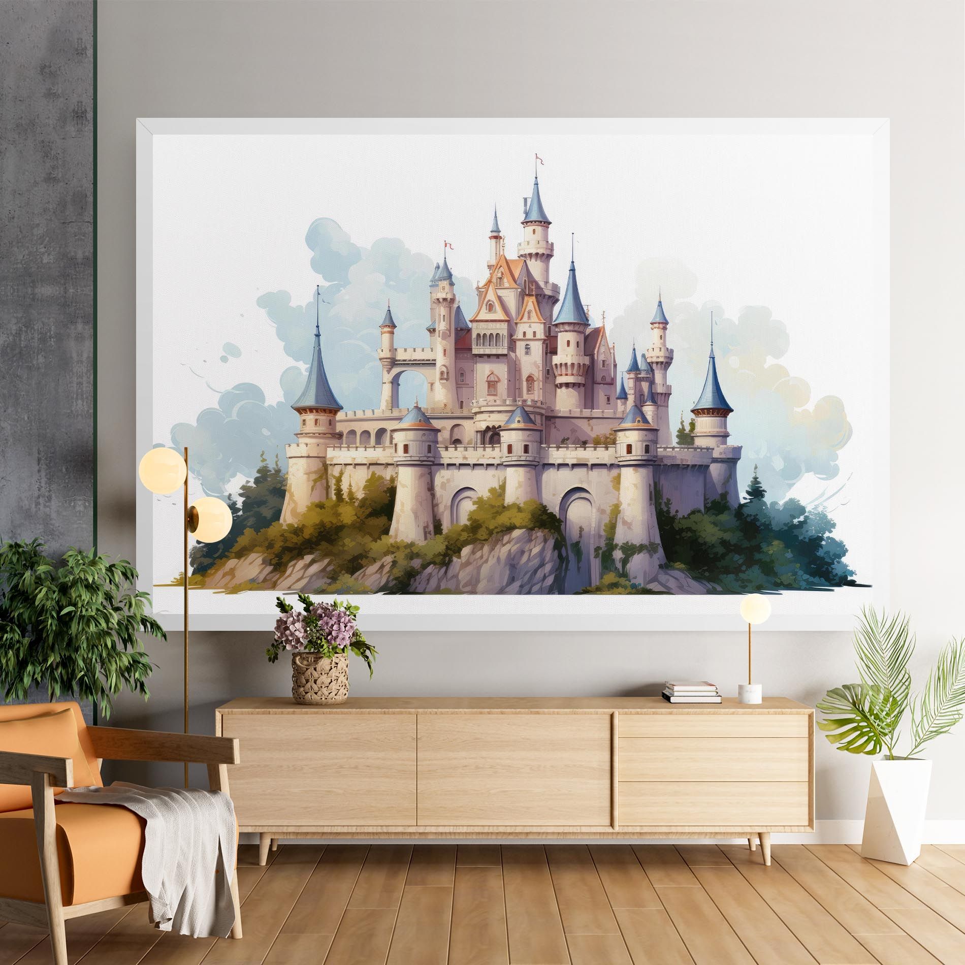 Illustration Castle mockup 9