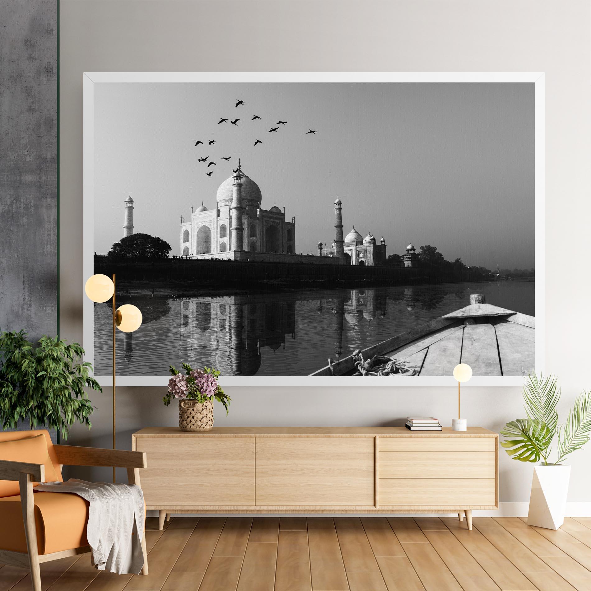 Tablou Canvas Taj Mahal Reflected mockup 9