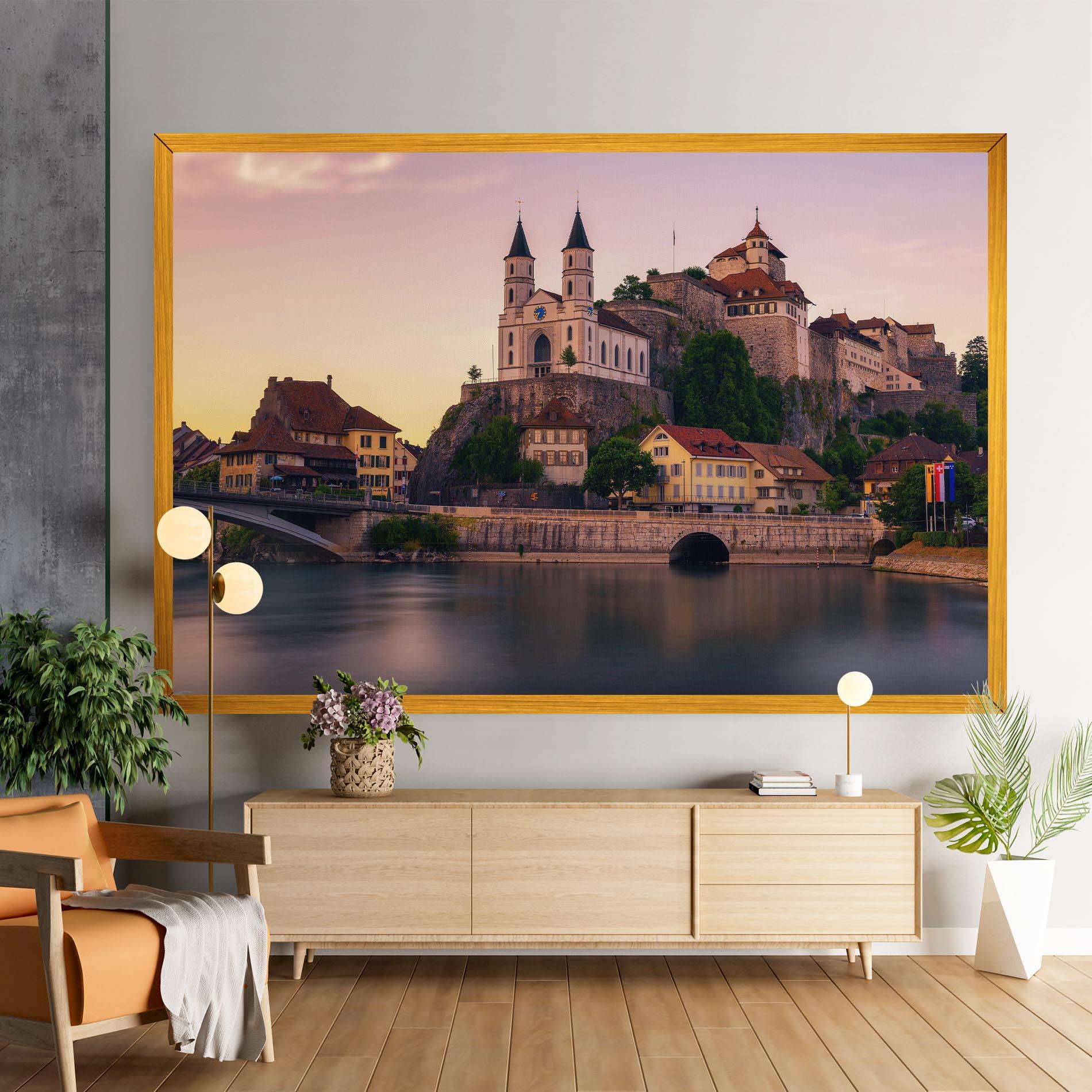 Tablou Canvas Aarburg Castle mockup 9