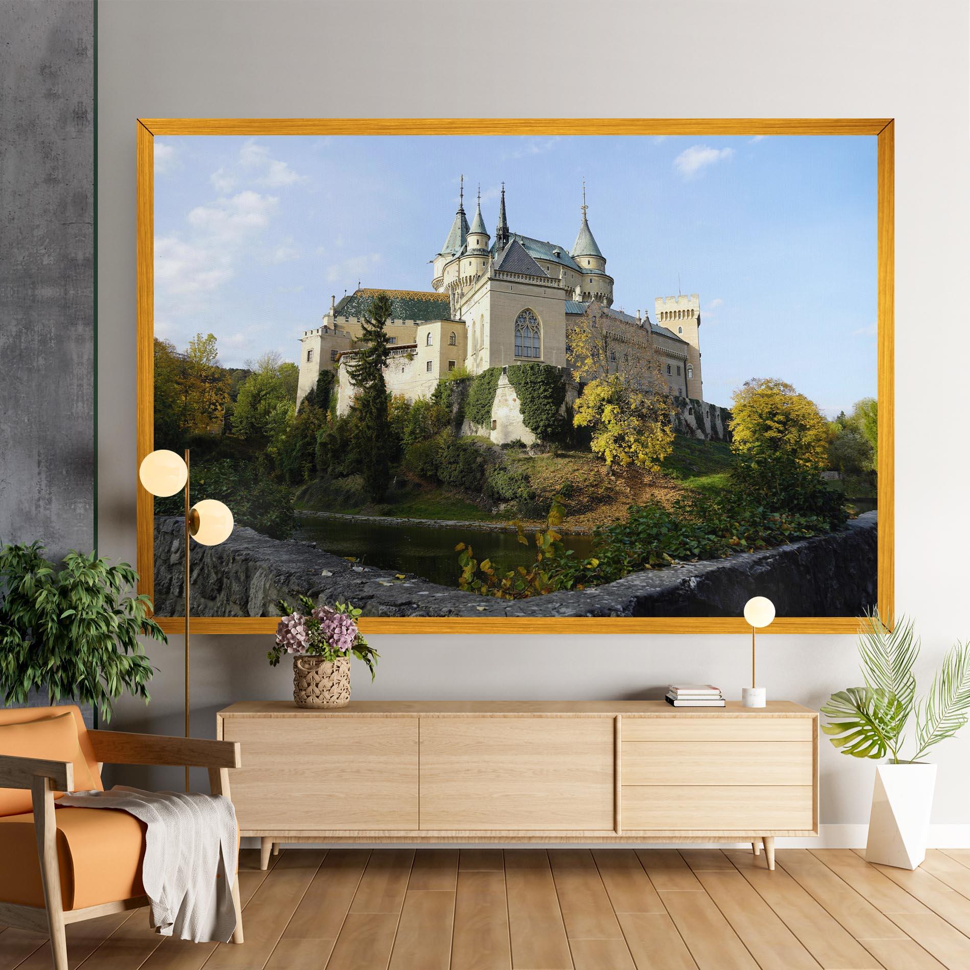 Tablou Canvas Bojnice Castle Slovakia mockup 9