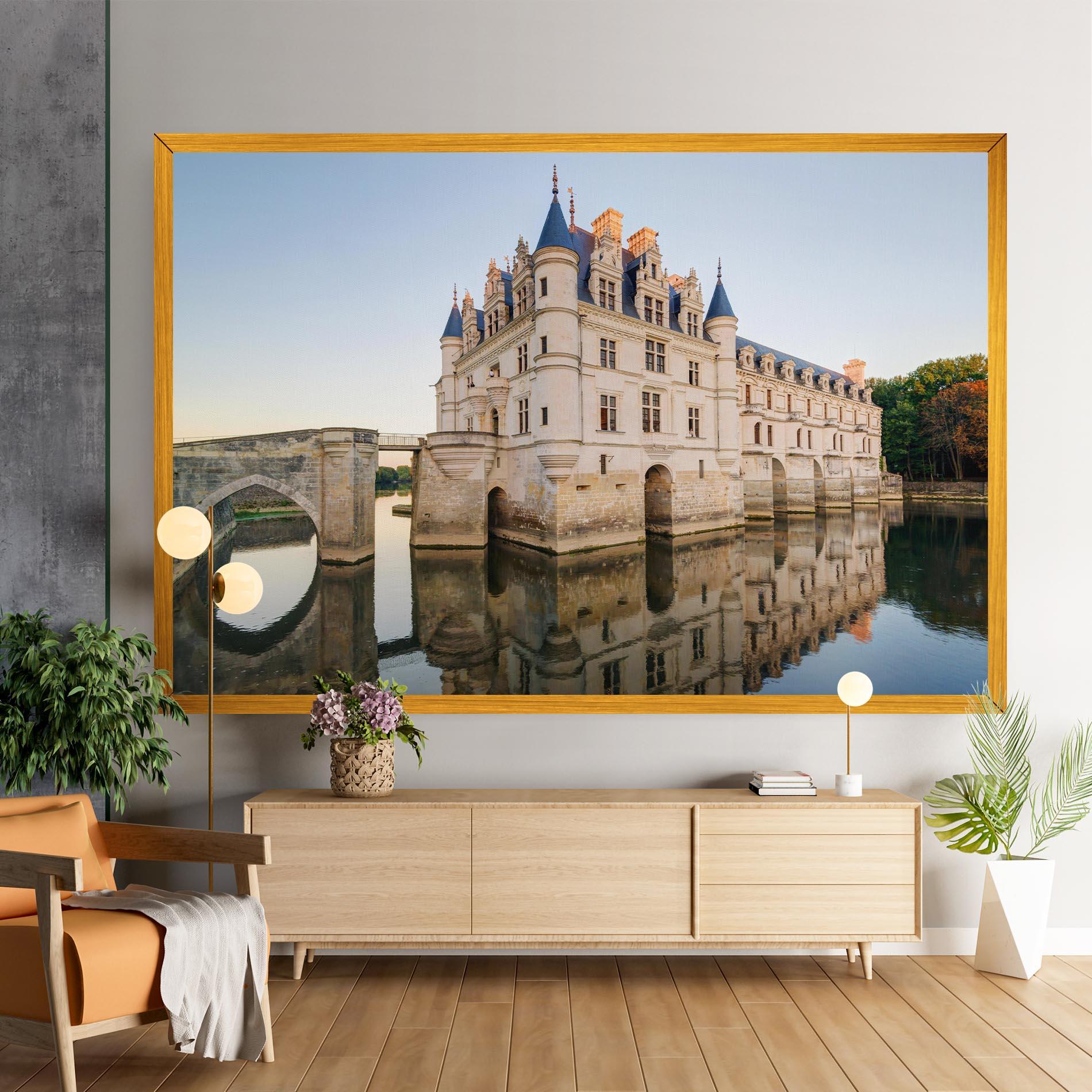 Tablou Canvas Chateau France mockup 9