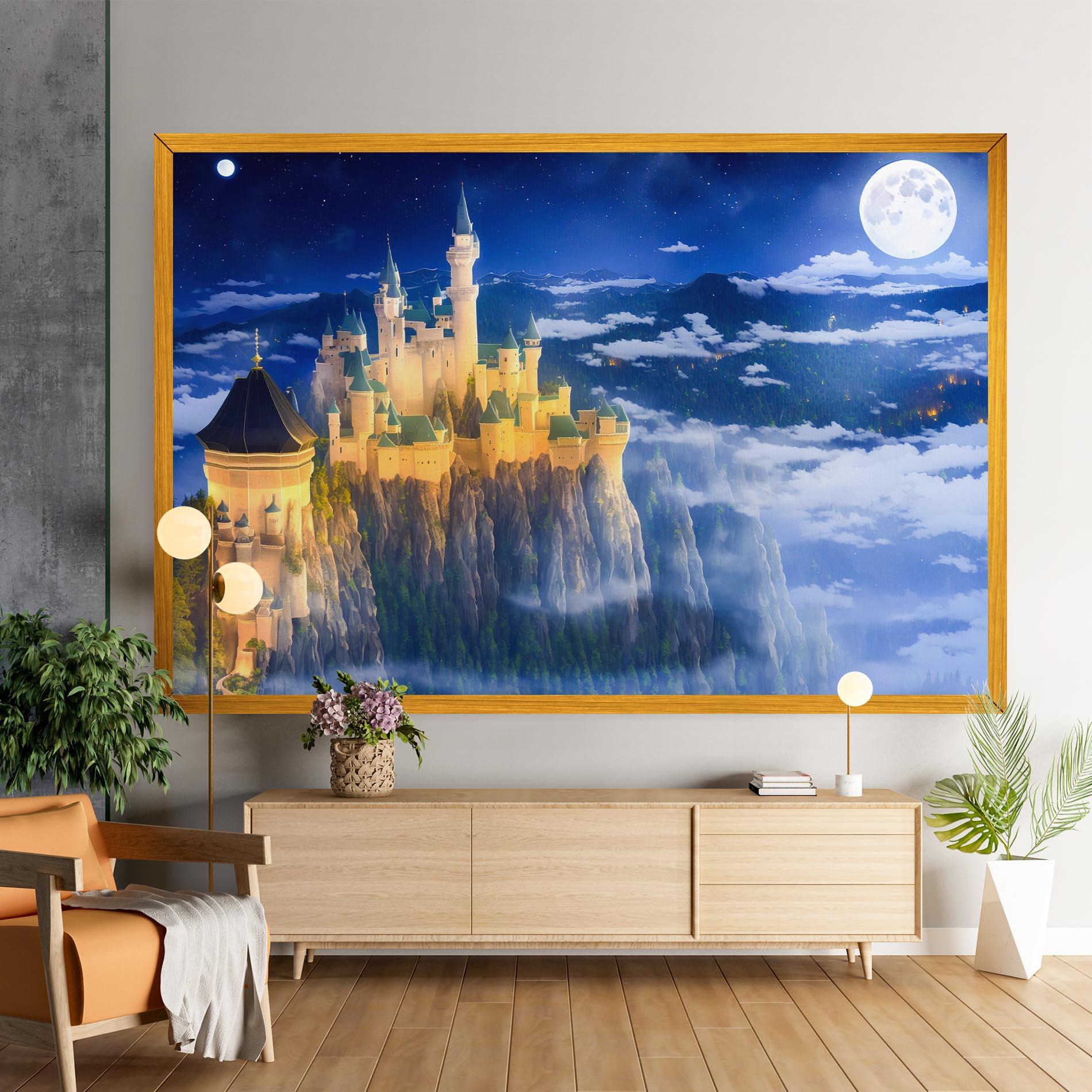 Tablou Canvas Fairytale Castle mockup 9
