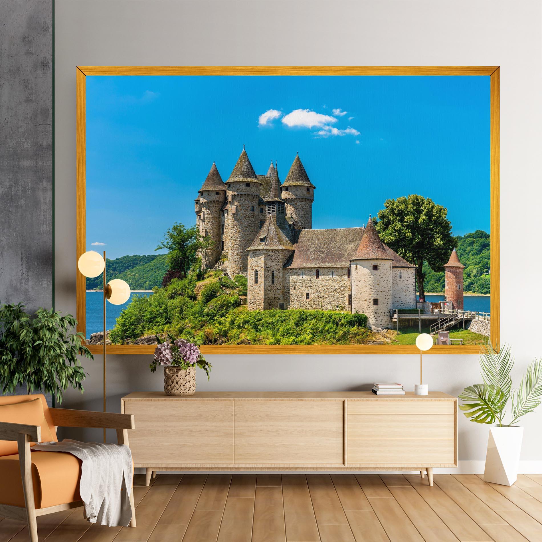 Tablou Canvas Medieval Castle France mockup 9