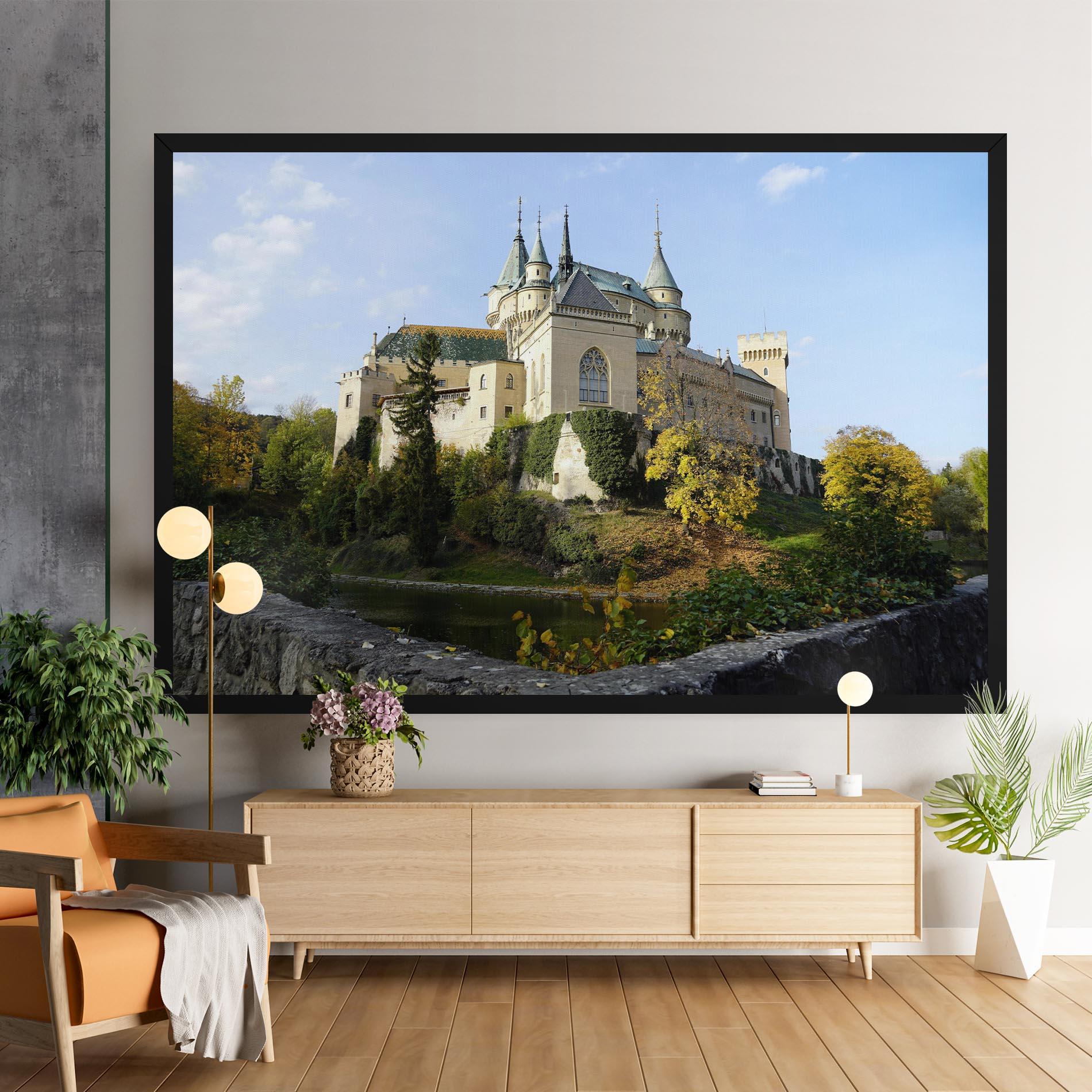 Tablou Canvas Bojnice Castle Slovakia mockup 9