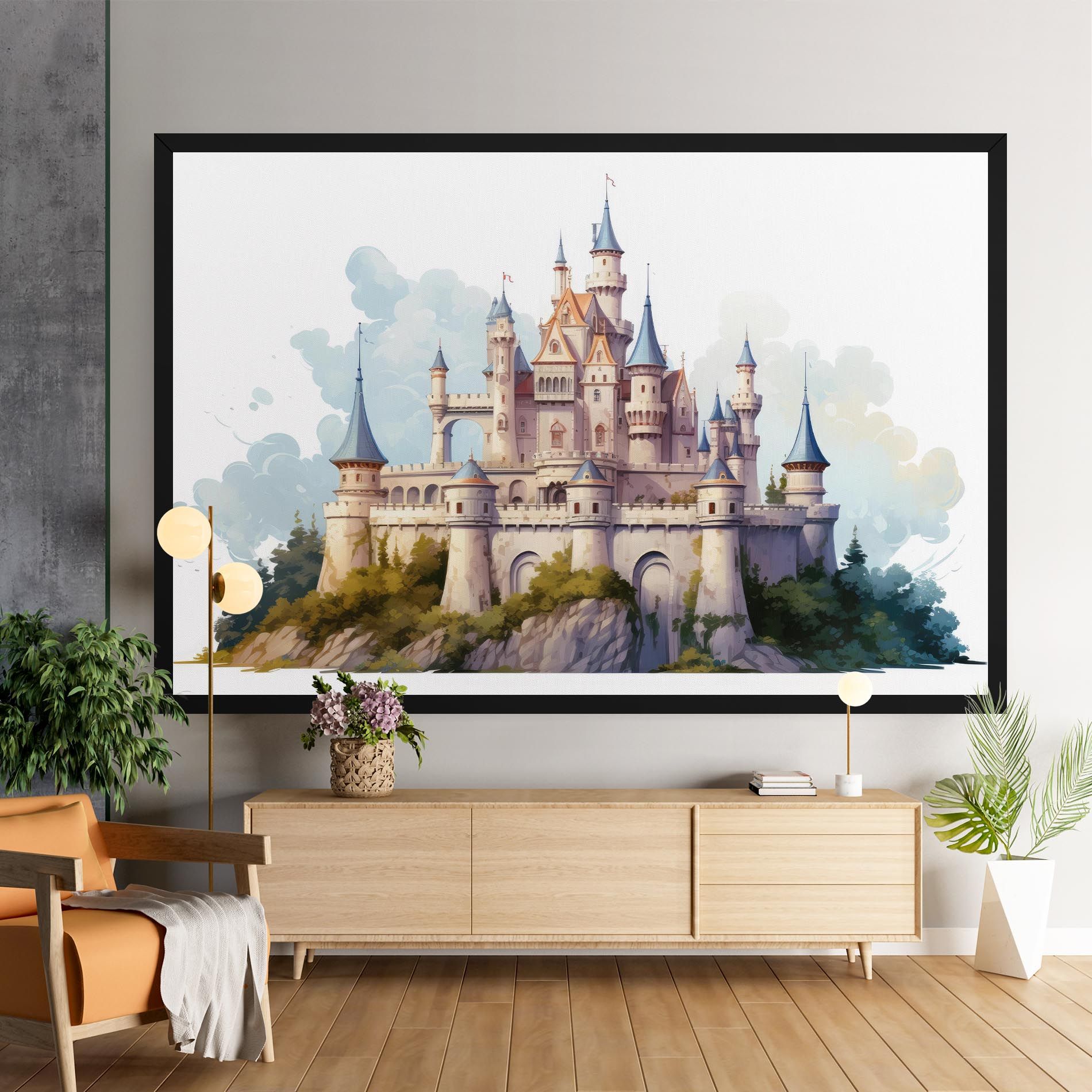 Illustration Castle mockup 9