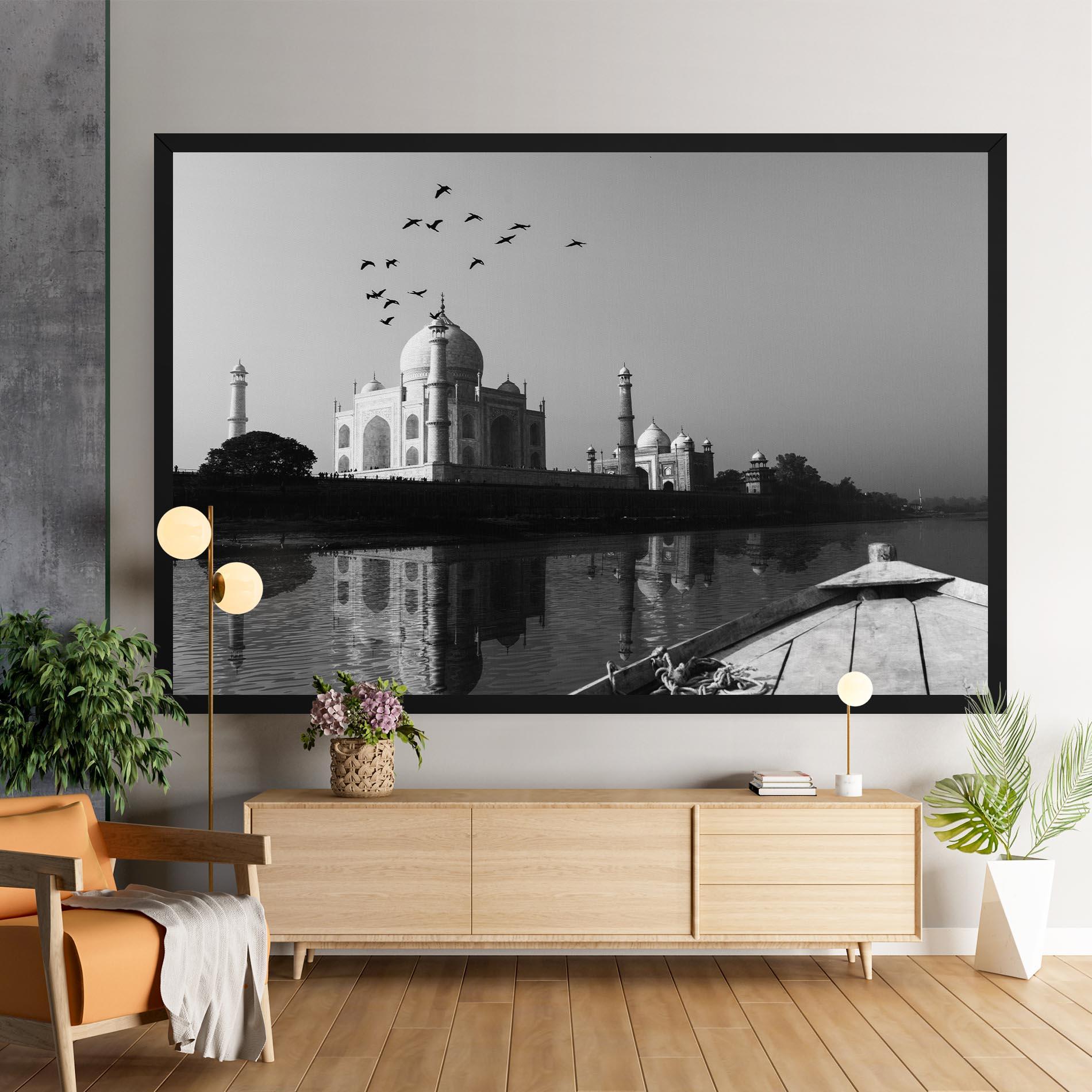 Tablou Canvas Taj Mahal Reflected mockup 9