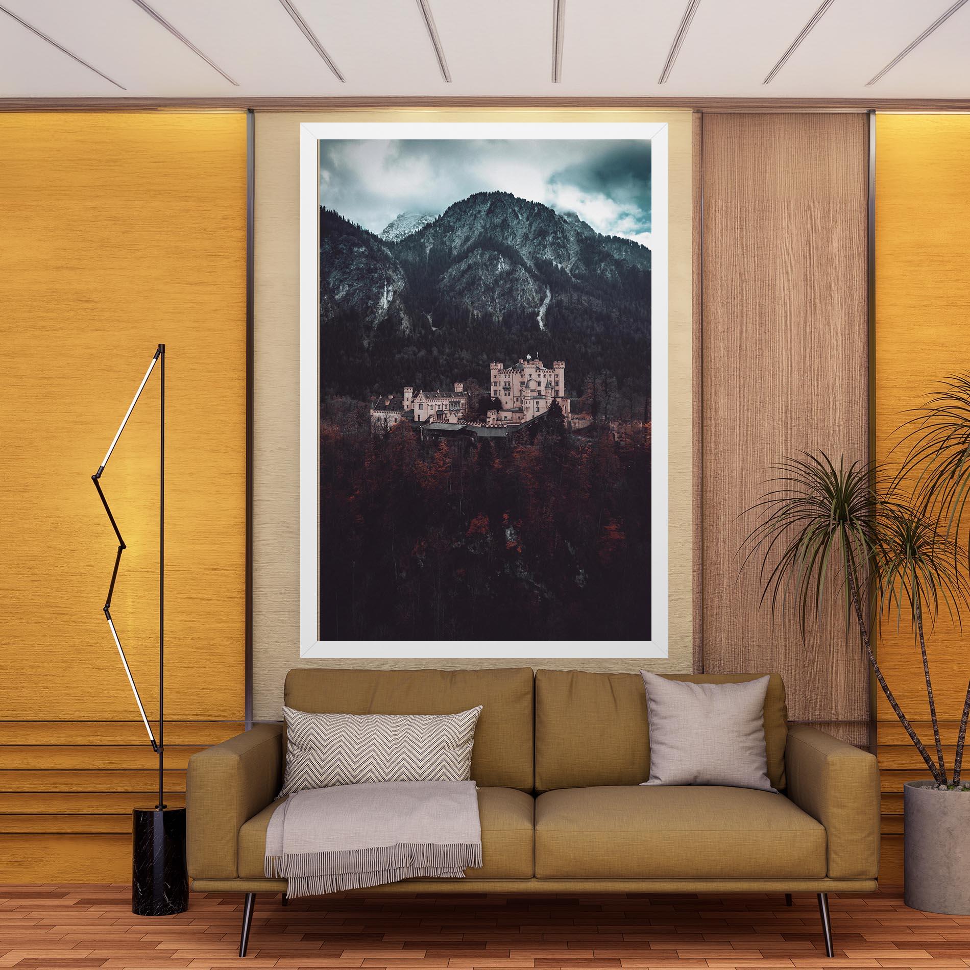 Tablou Canvas Forest Castle mockup 9