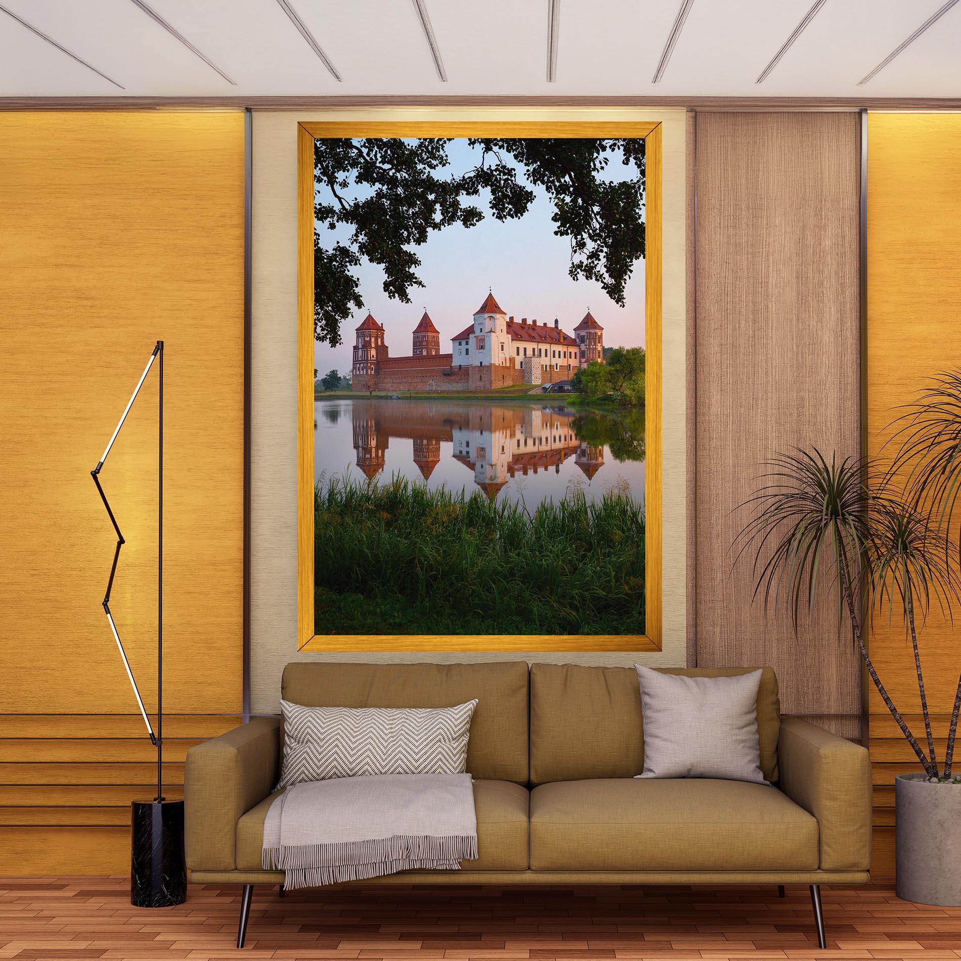 Tablou Canvas Ancient Castle Morning mockup 9