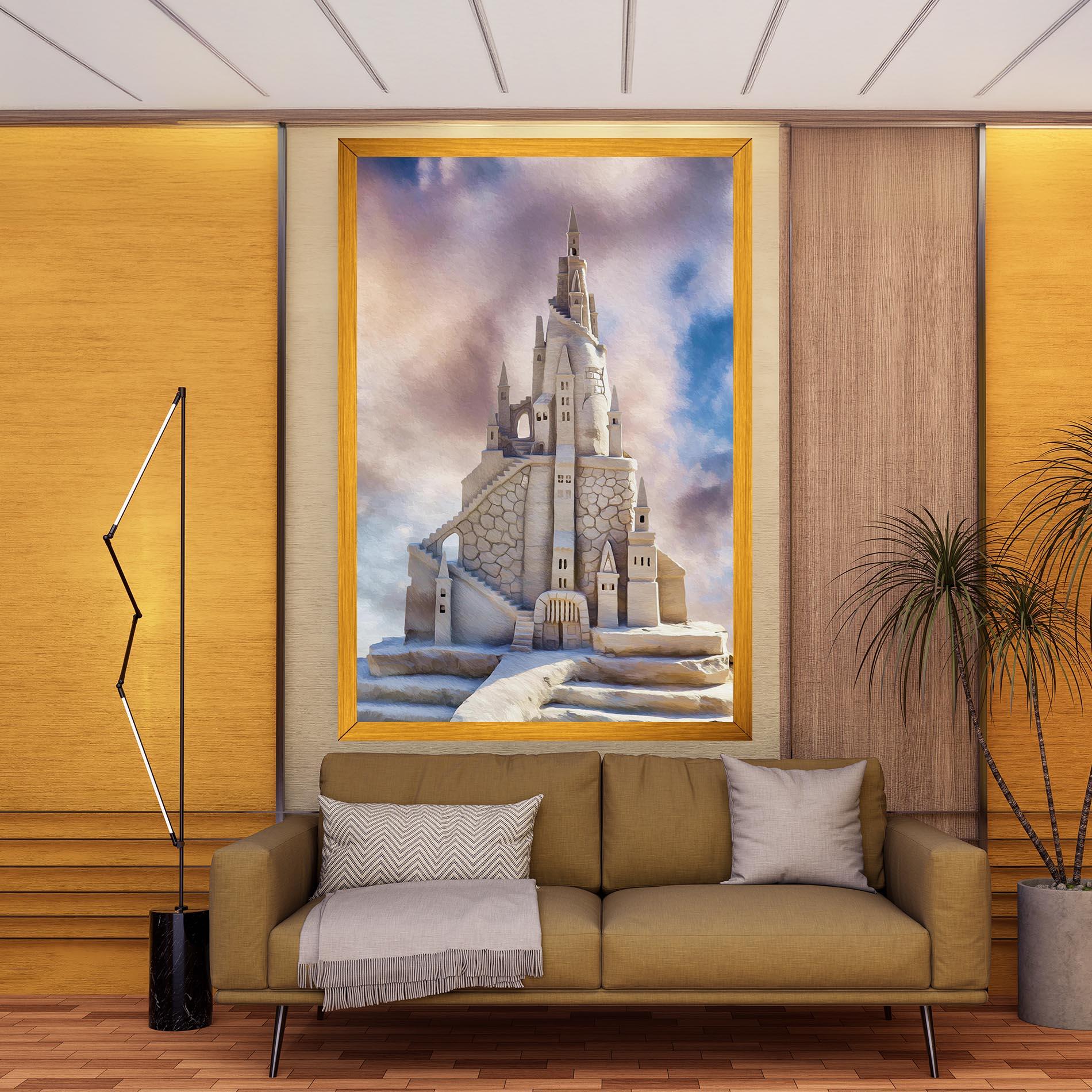 Tablou Canvas Cream Castle mockup 9