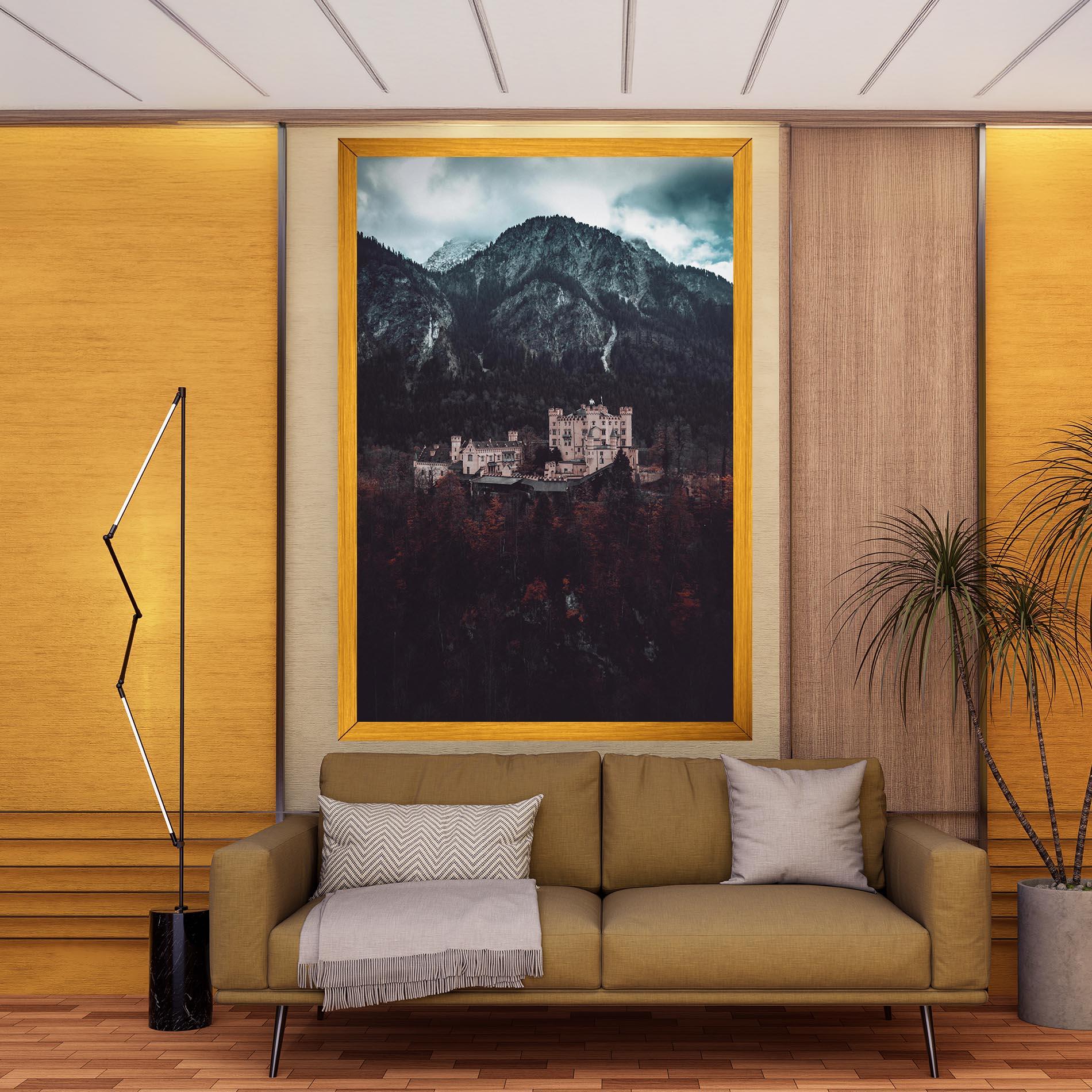 Tablou Canvas Forest Castle mockup 9