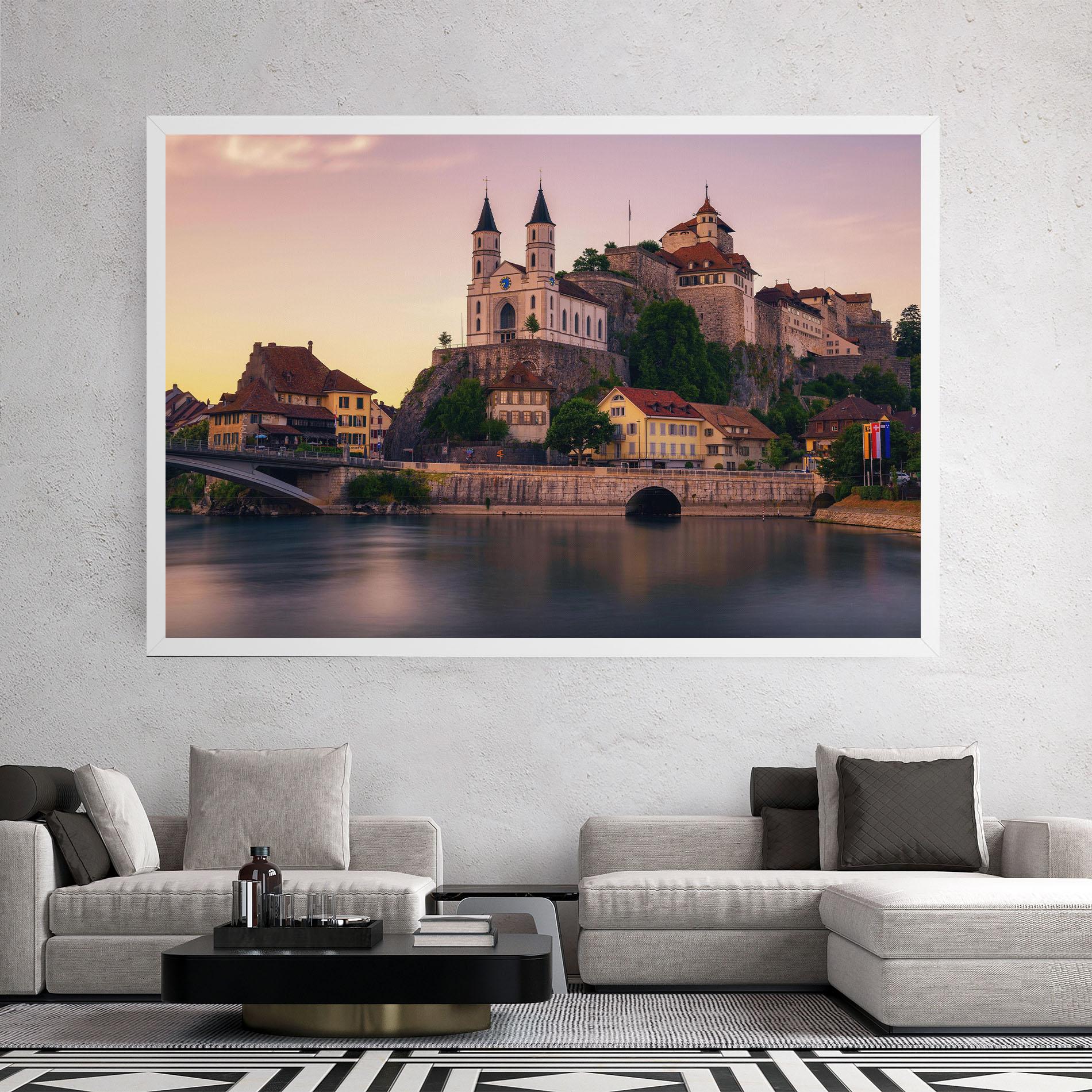 Tablou Canvas Aarburg Castle mockup 2