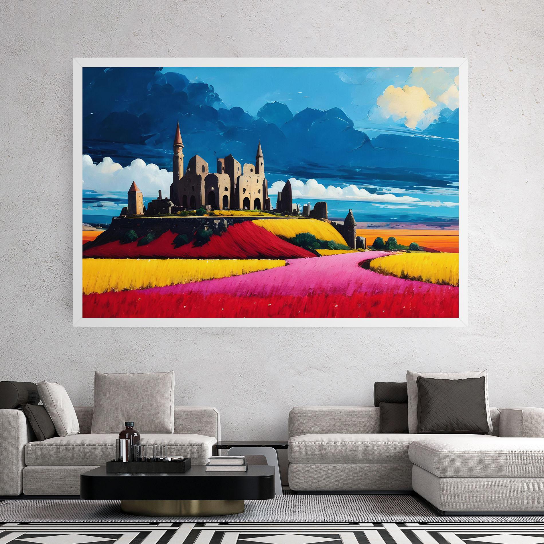 Tablou Canvas Antique Building Art mockup 2