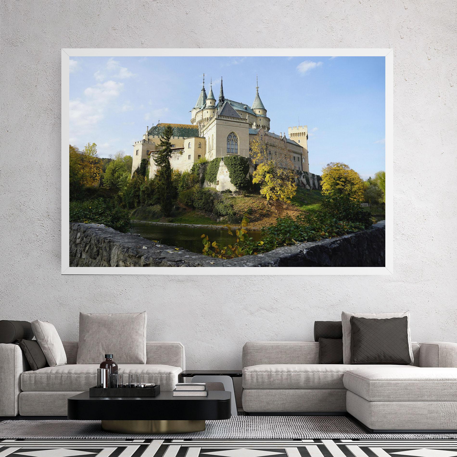 Tablou Canvas Bojnice Castle Slovakia mockup 2