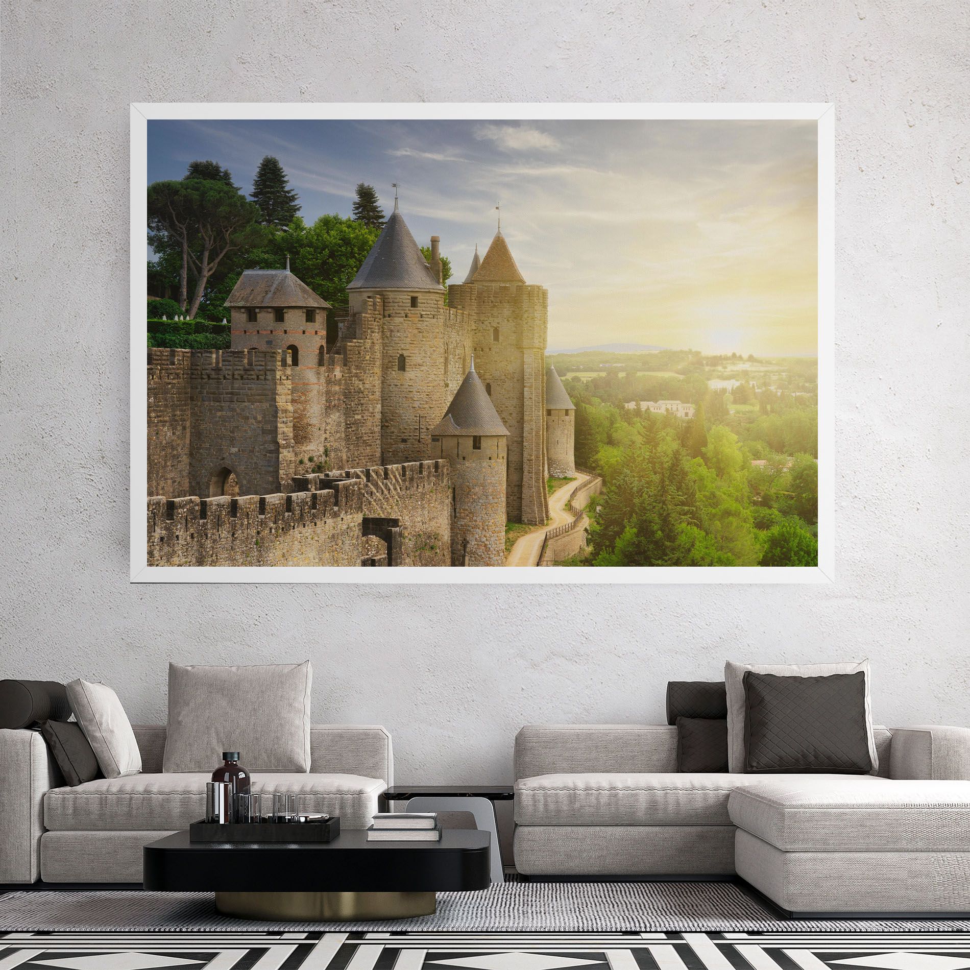 Carcassonne France mockup 2
