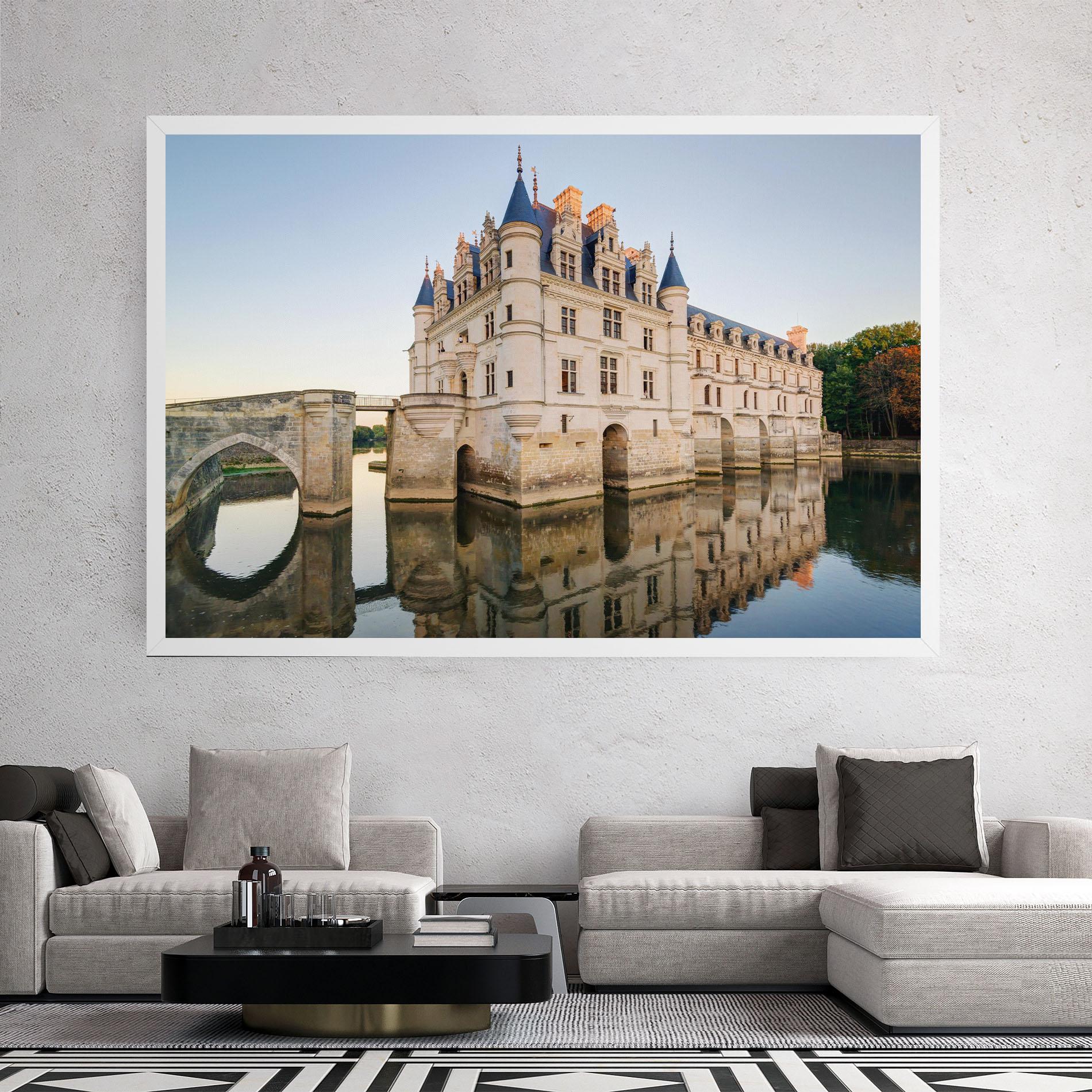 Tablou Canvas Chateau France mockup 2