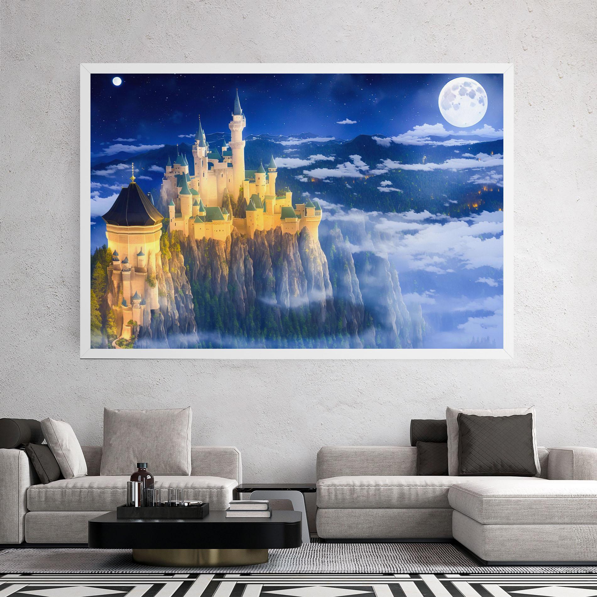 Tablou Canvas Fairytale Castle mockup 2