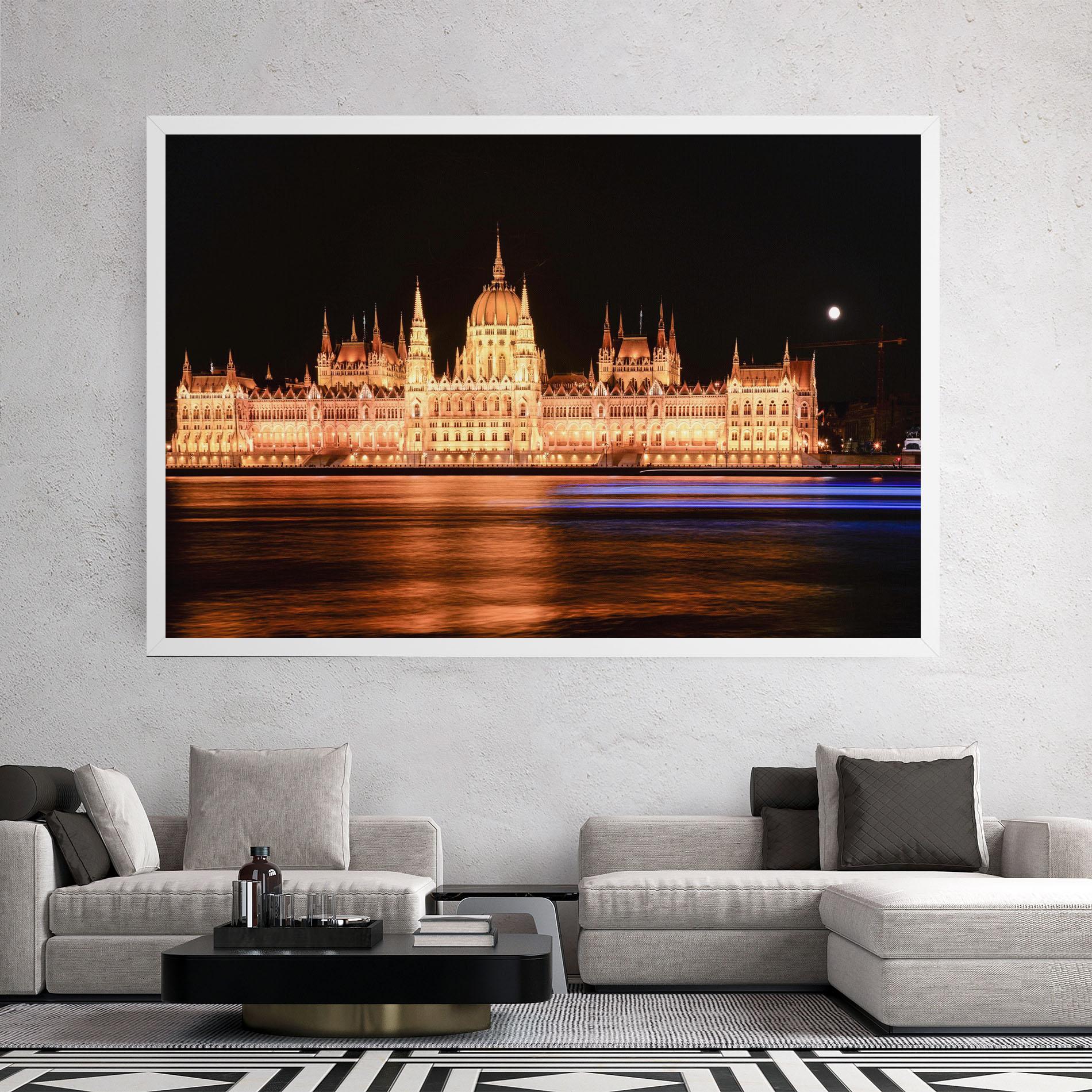 Tablou Canvas Night Reflection mockup 2