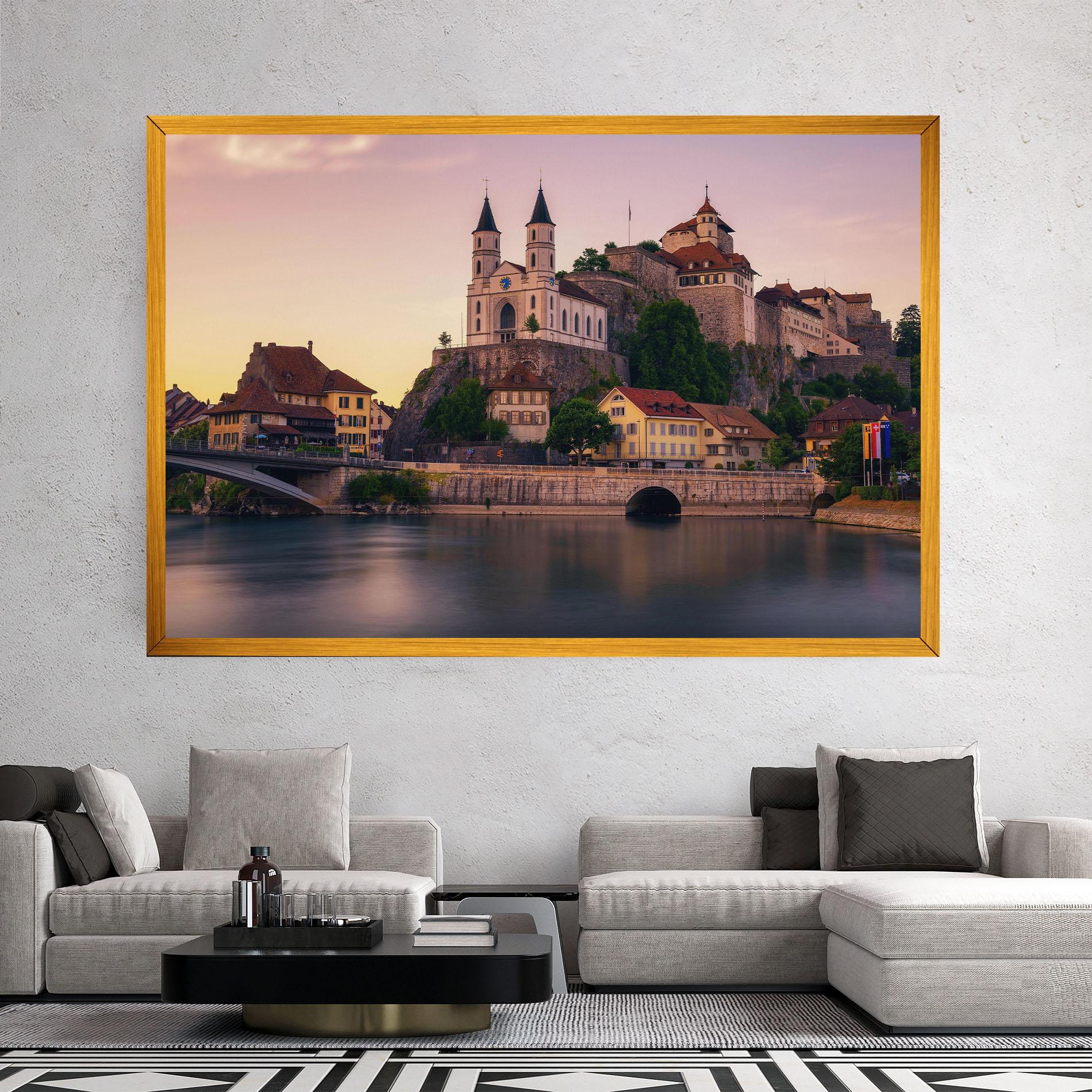 Tablou Canvas Aarburg Castle mockup 2