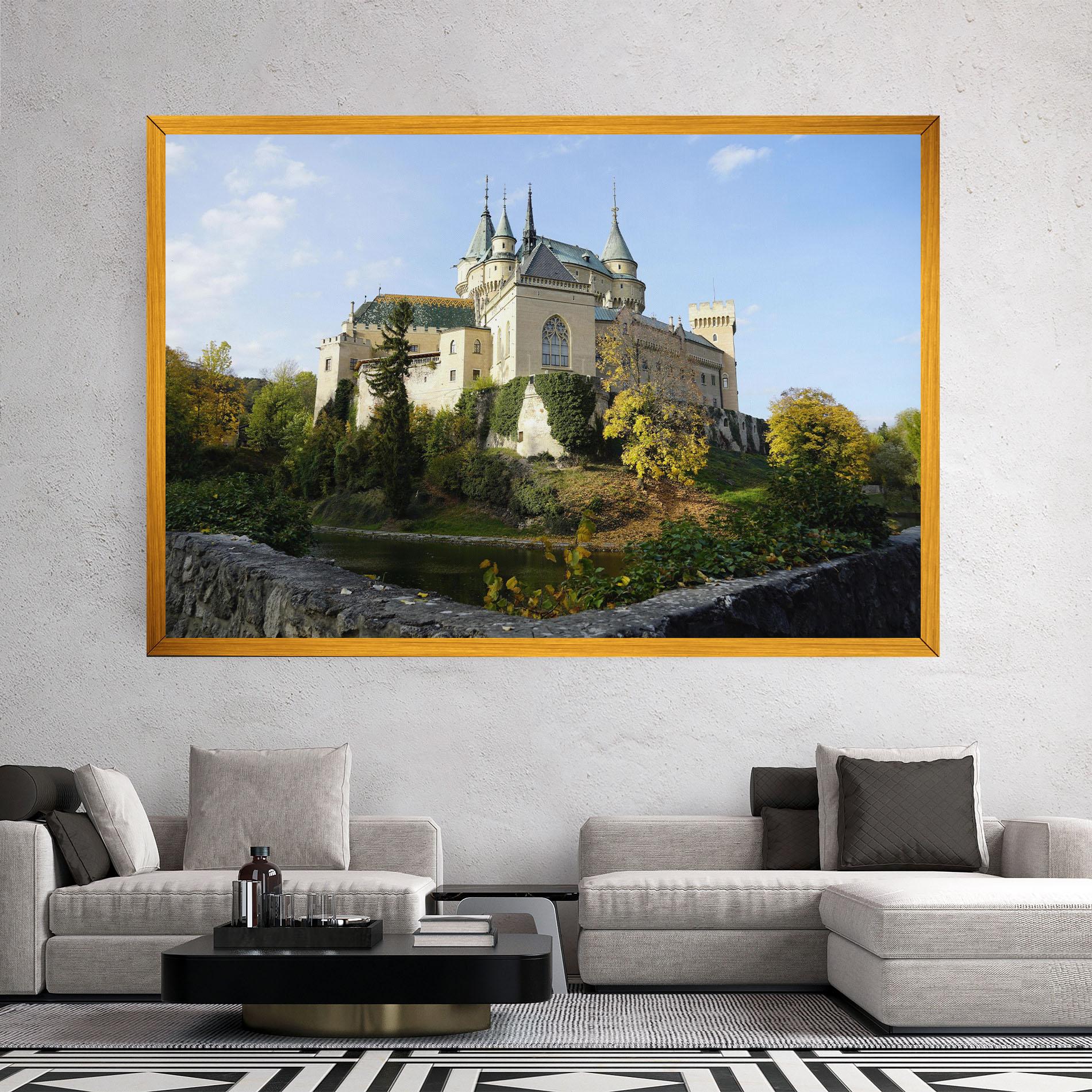 Tablou Canvas Bojnice Castle Slovakia mockup 2