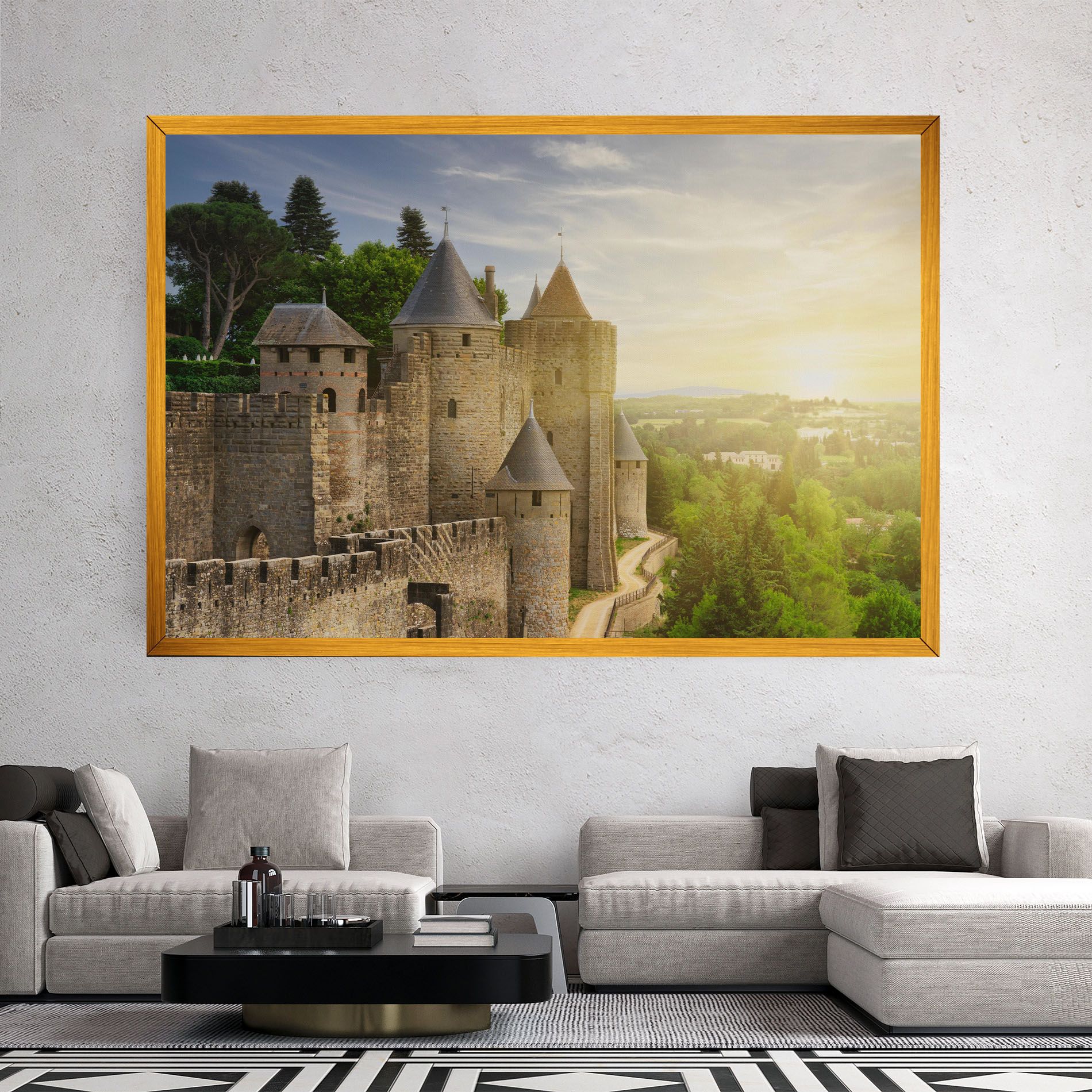 Carcassonne France mockup 2