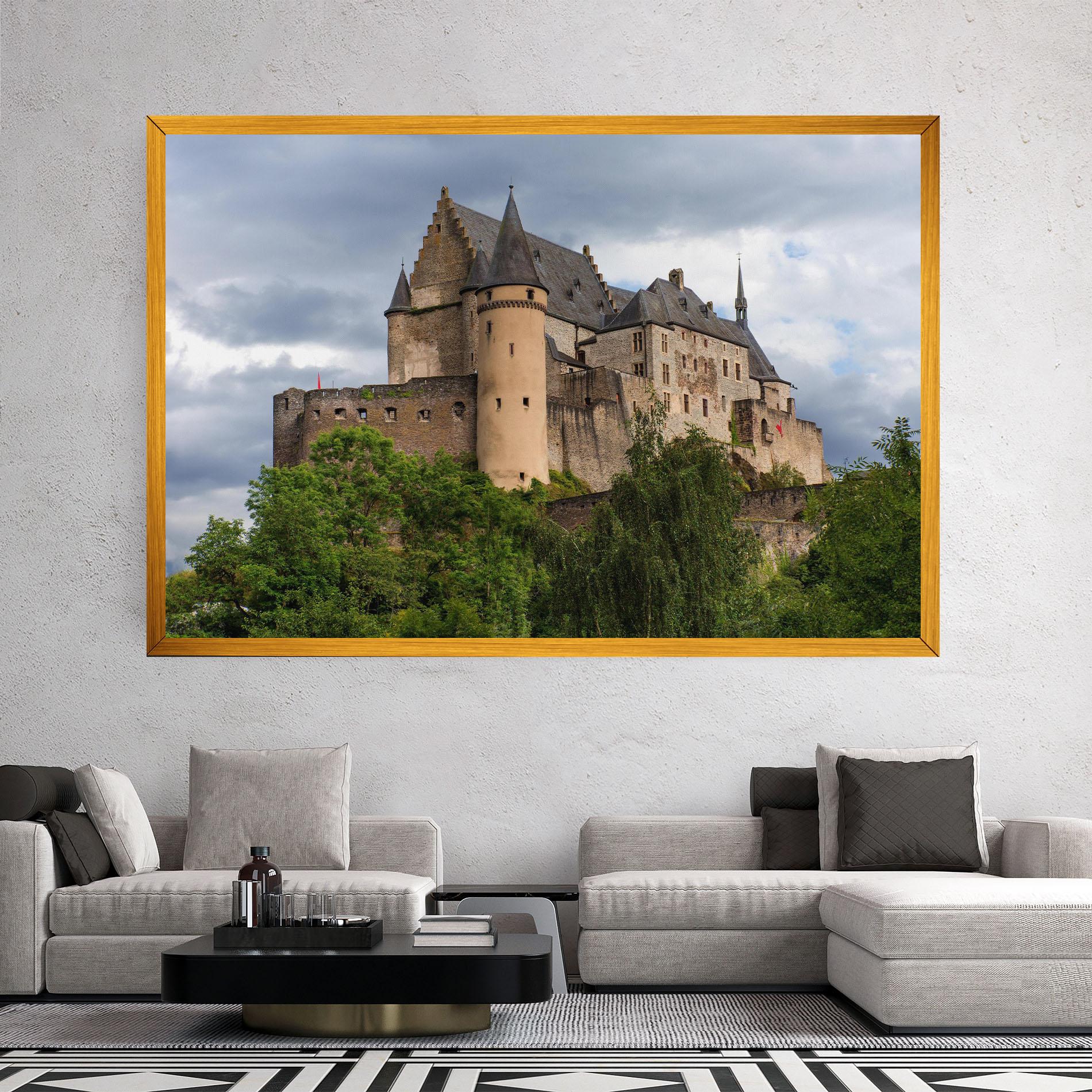 Tablou Canvas Castle Vianden mockup 2
