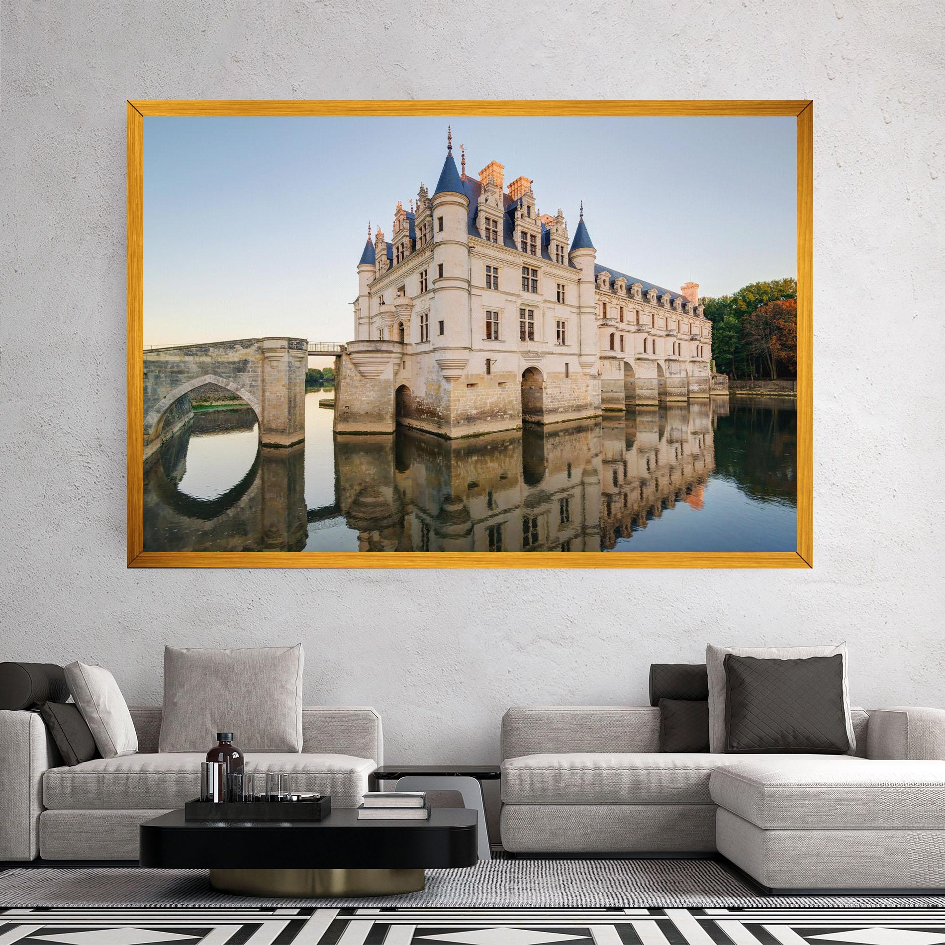 Tablou Canvas Chateau France mockup 2