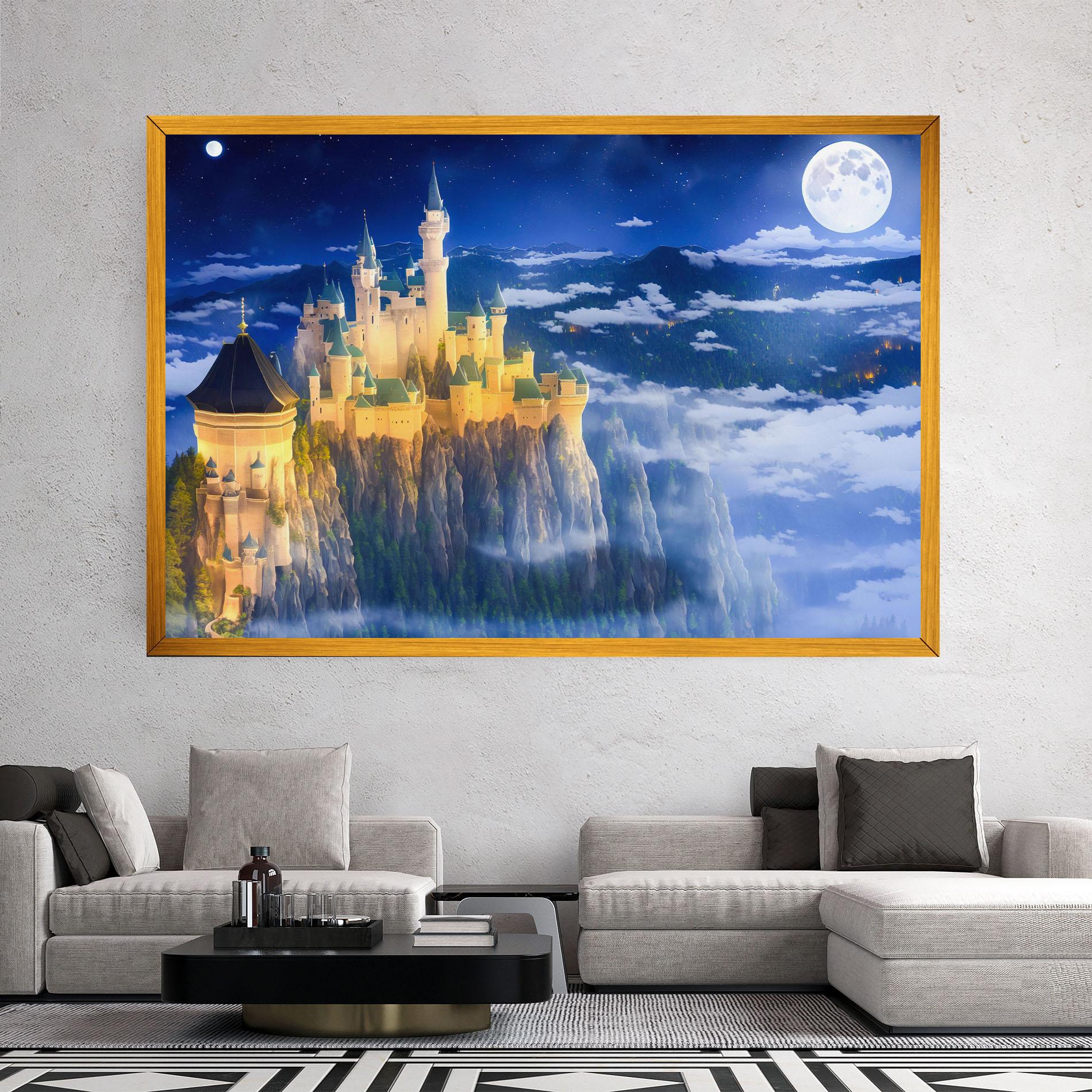 Tablou Canvas Fairytale Castle mockup 2