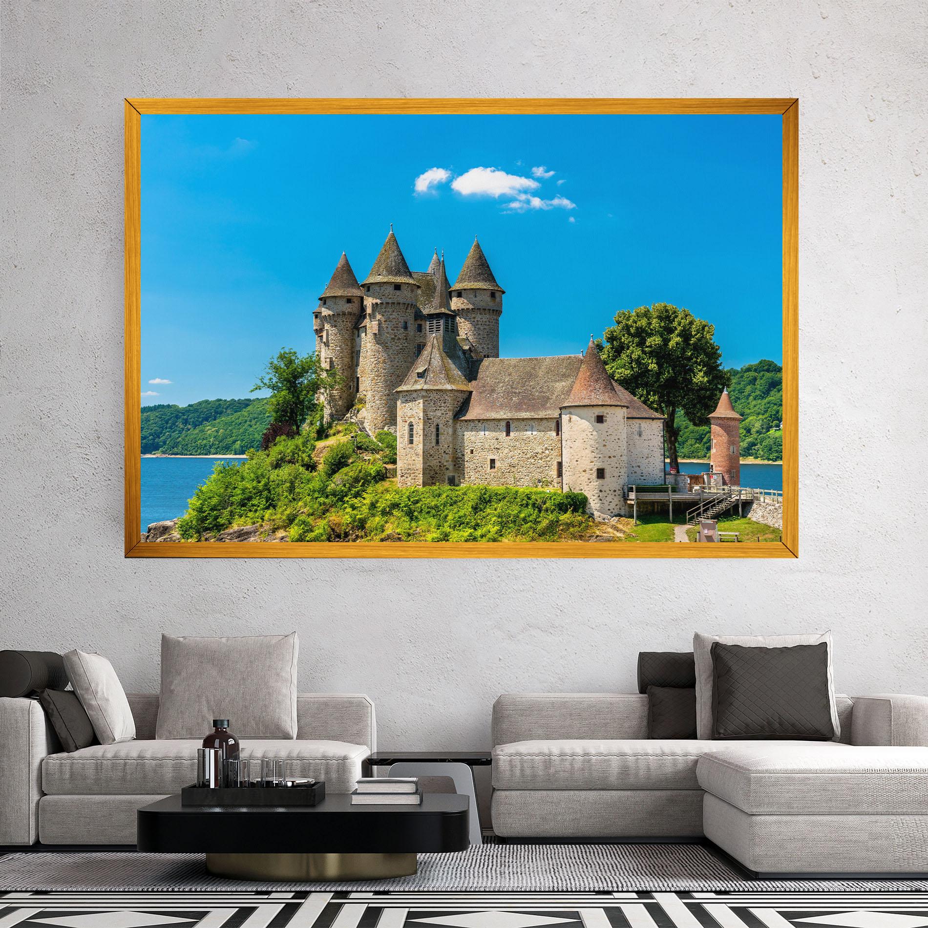 Tablou Canvas Medieval Castle France mockup 2