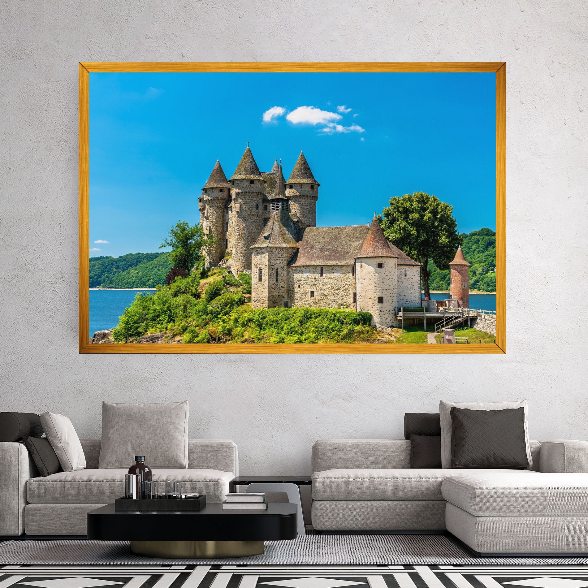 Medieval Castle France mockup 2