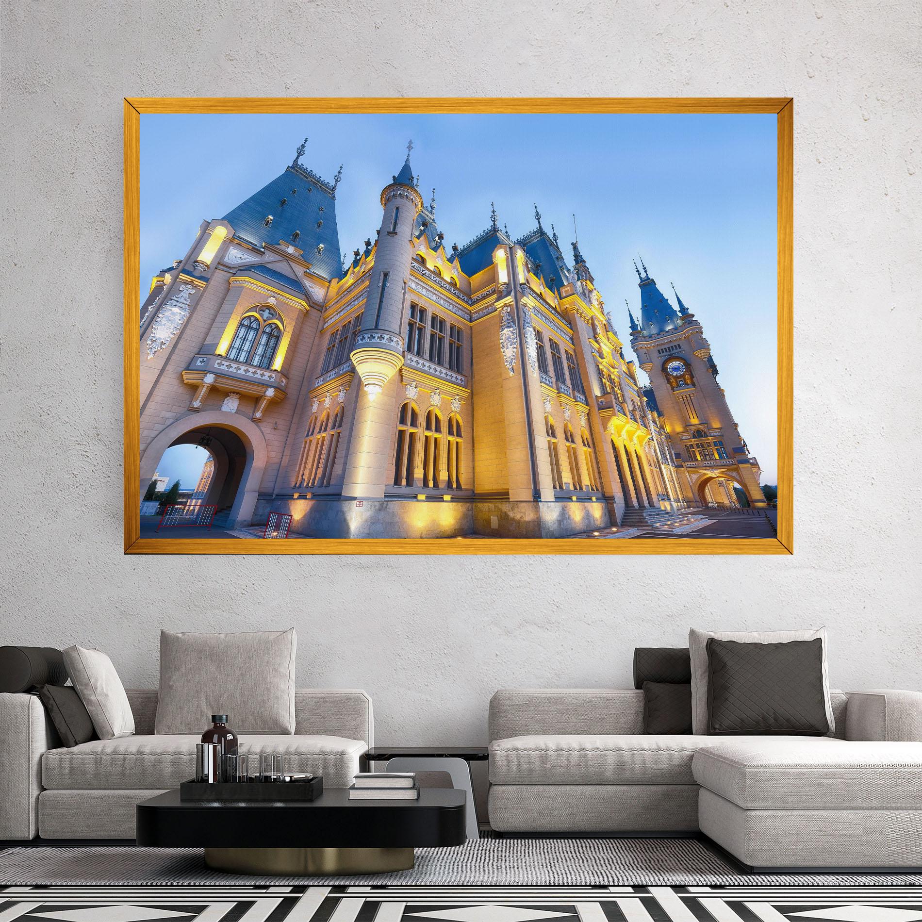 Tablou Canvas Palace Culture Romania mockup 2