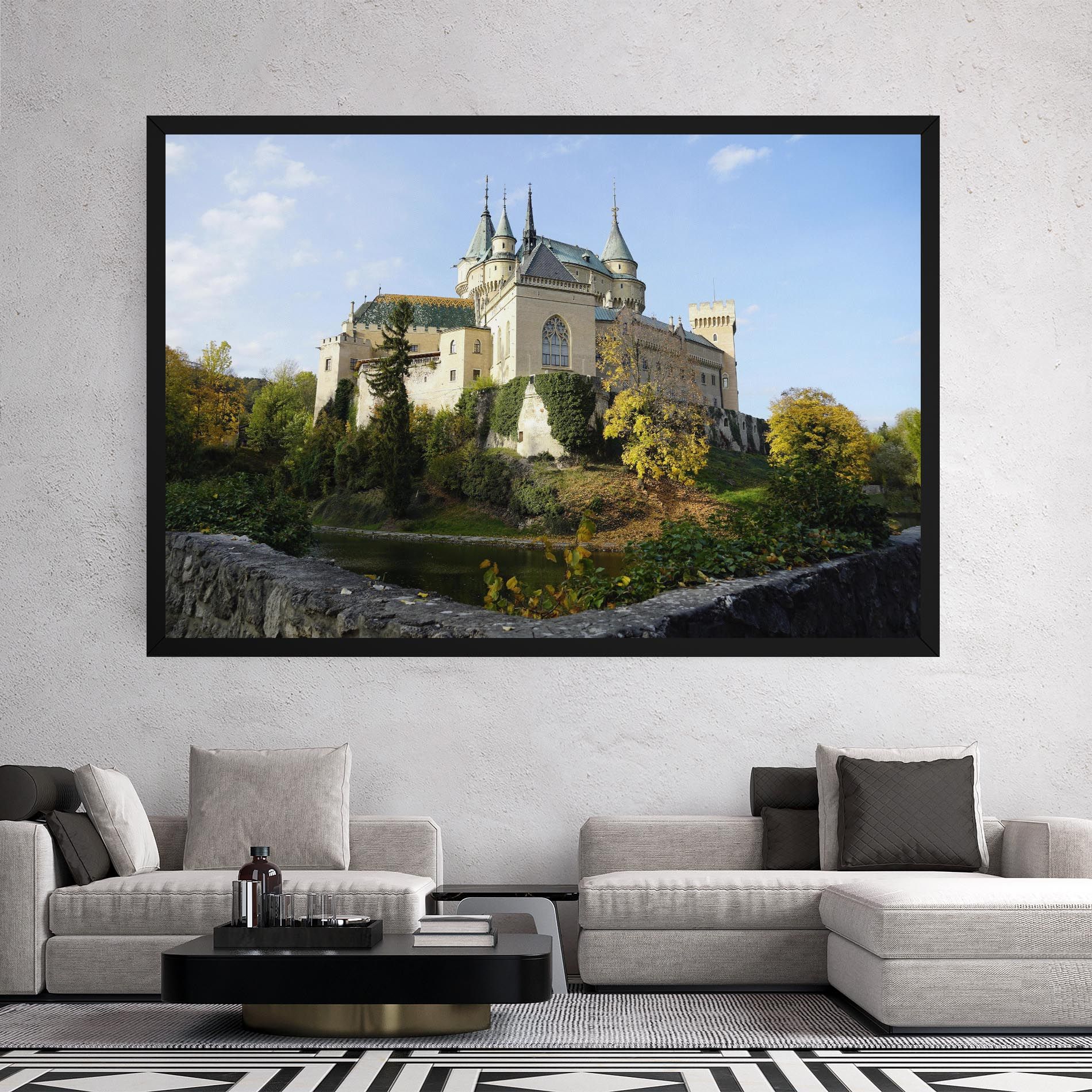 Bojnice Castle Slovakia mockup 2