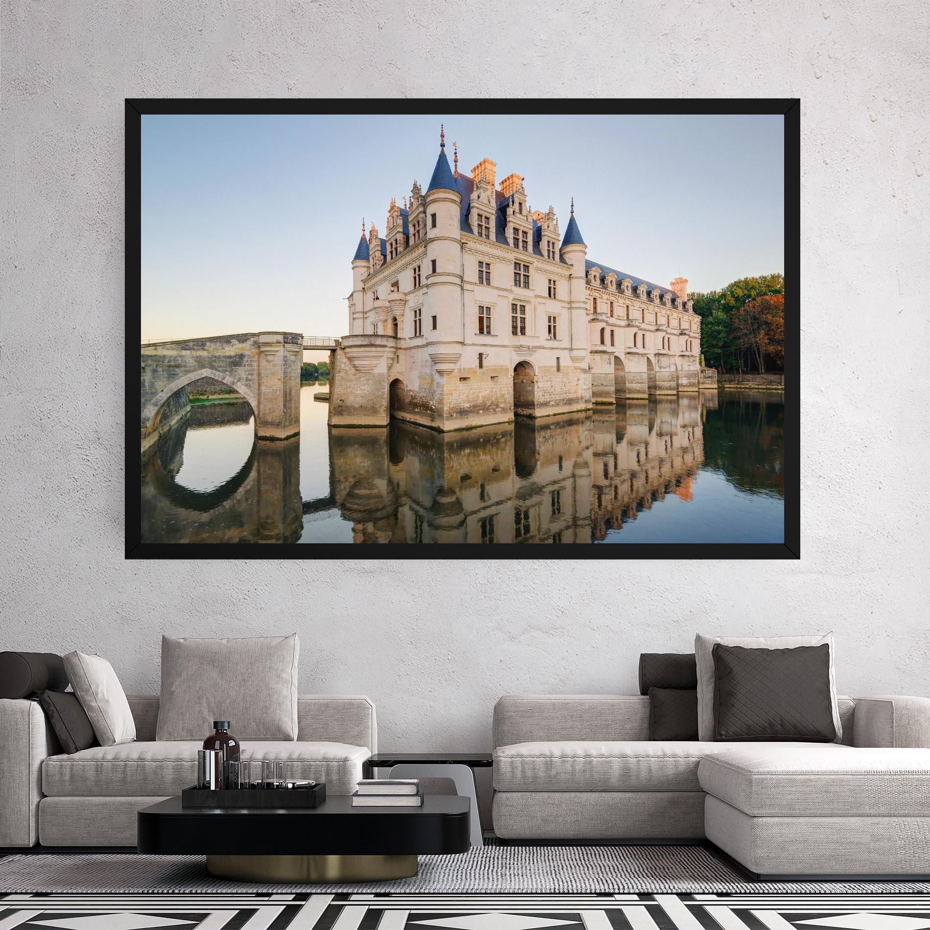Tablou Canvas Chateau France mockup 2
