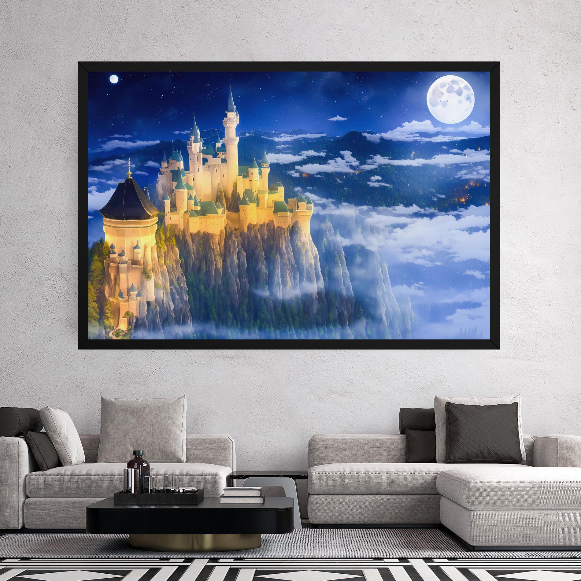 Tablou Canvas Fairytale Castle mockup 2