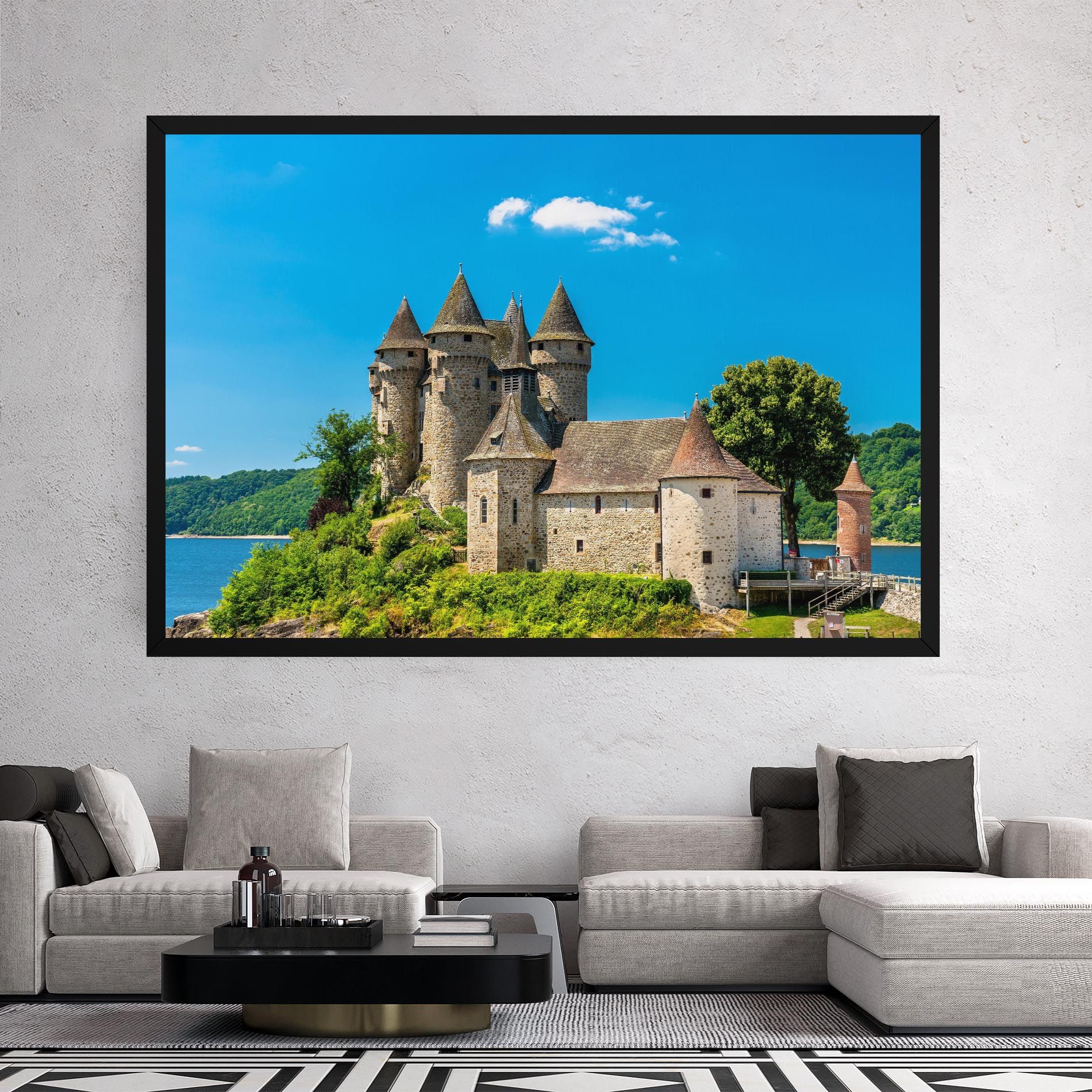 Medieval Castle France mockup 2