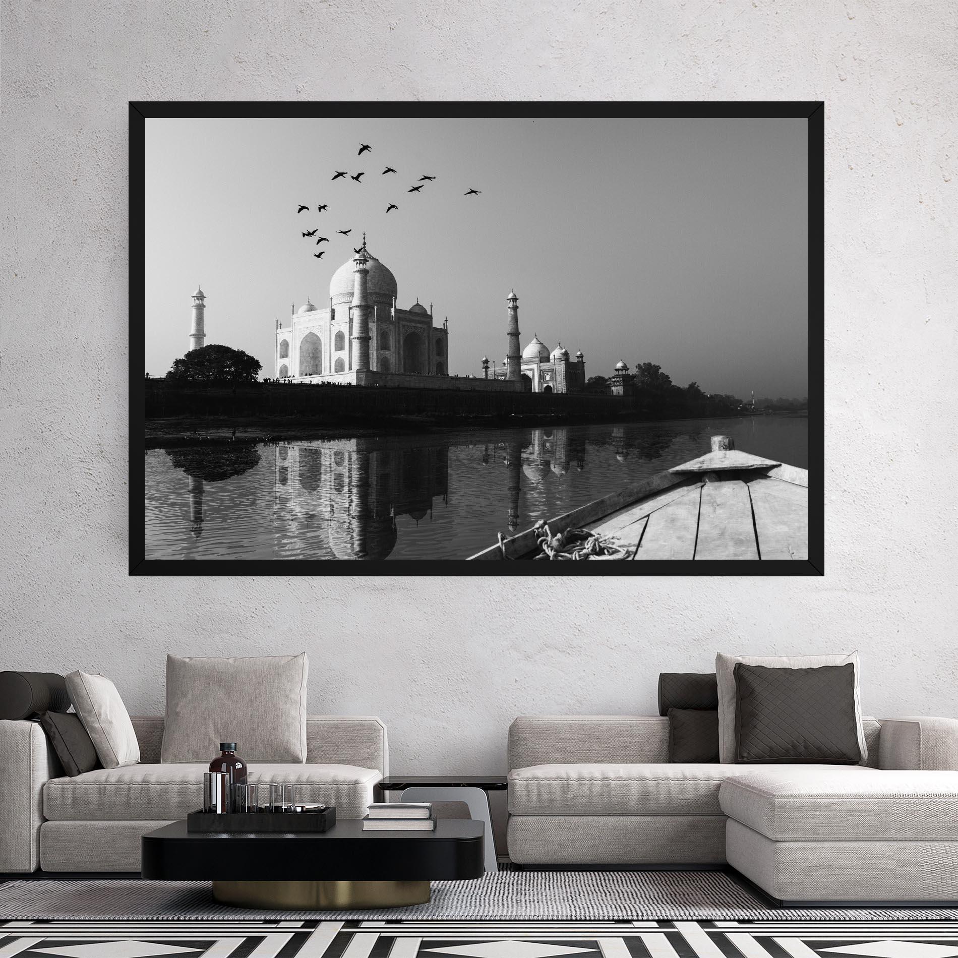 Tablou Canvas Taj Mahal Reflected mockup 2