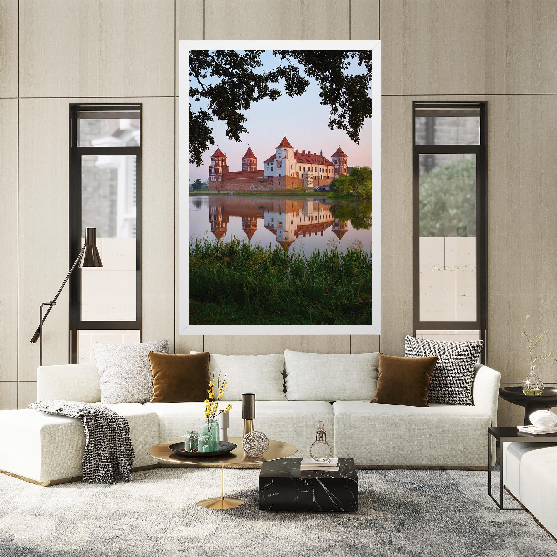 Tablou Canvas Ancient Castle Morning mockup 2