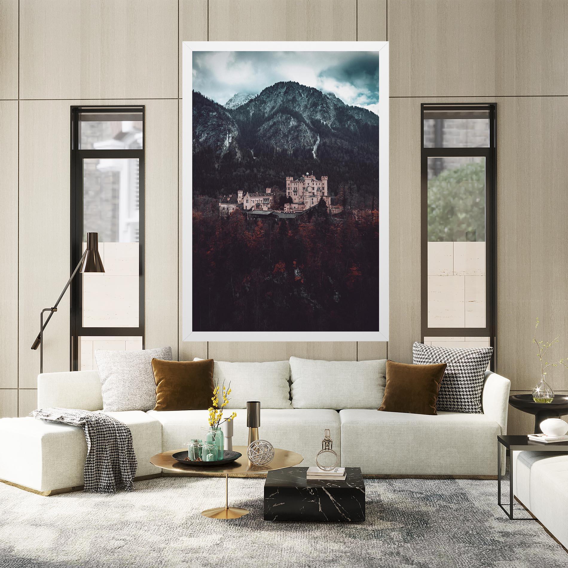 Tablou Canvas Forest Castle mockup 2