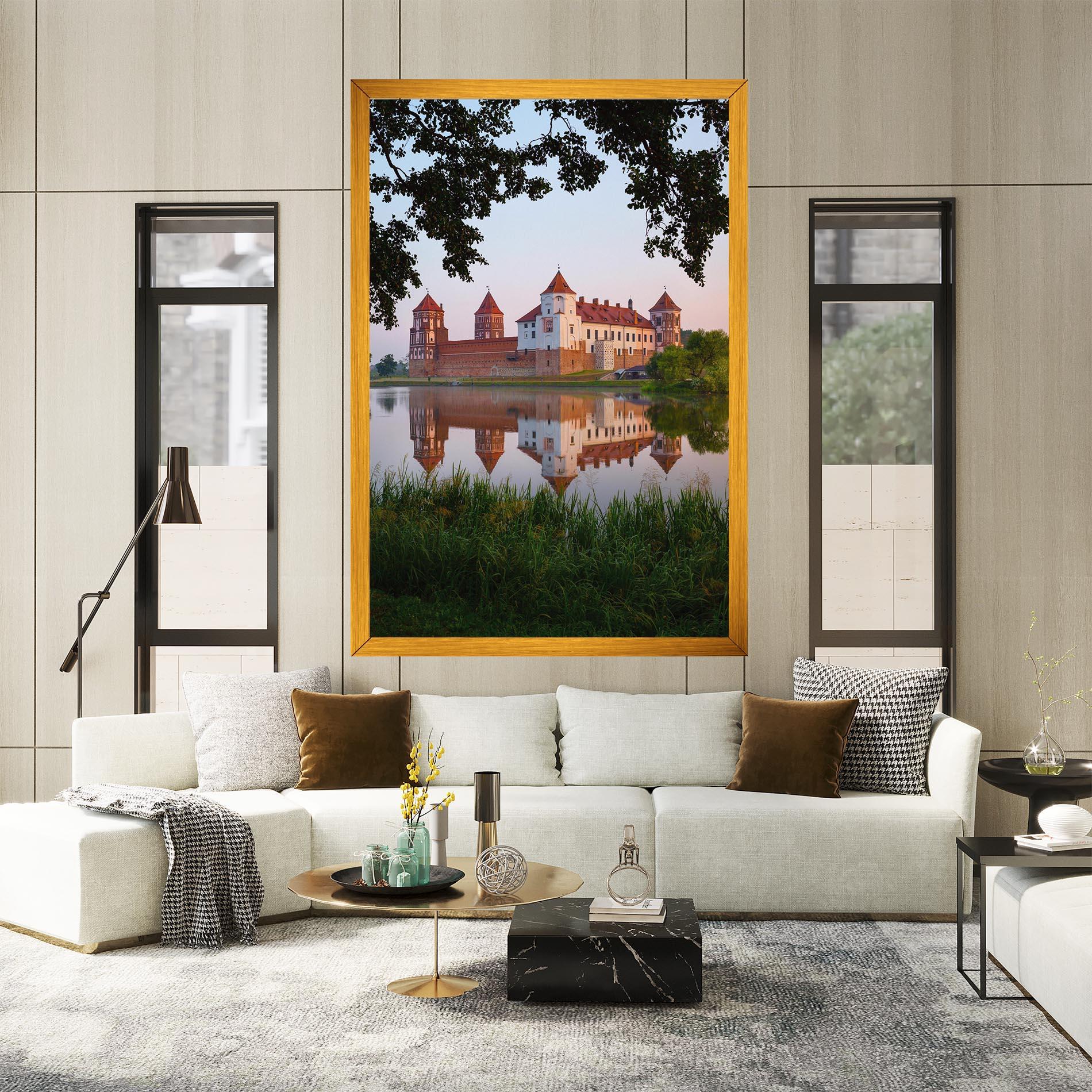 Tablou Canvas Ancient Castle Morning mockup 2