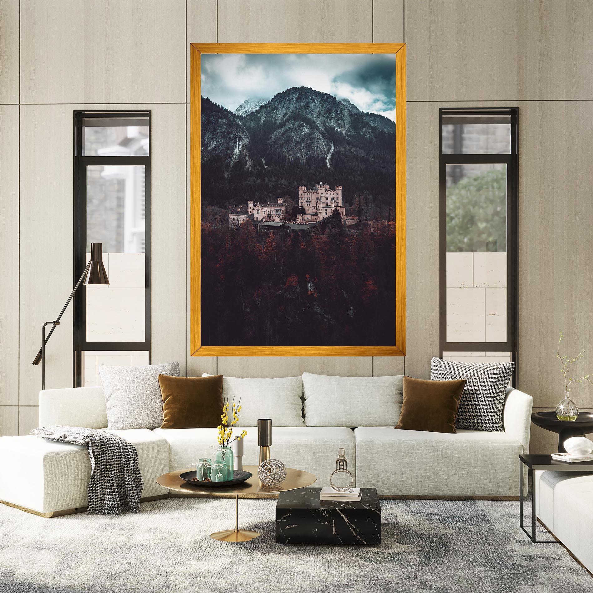 Tablou Canvas Forest Castle mockup 2