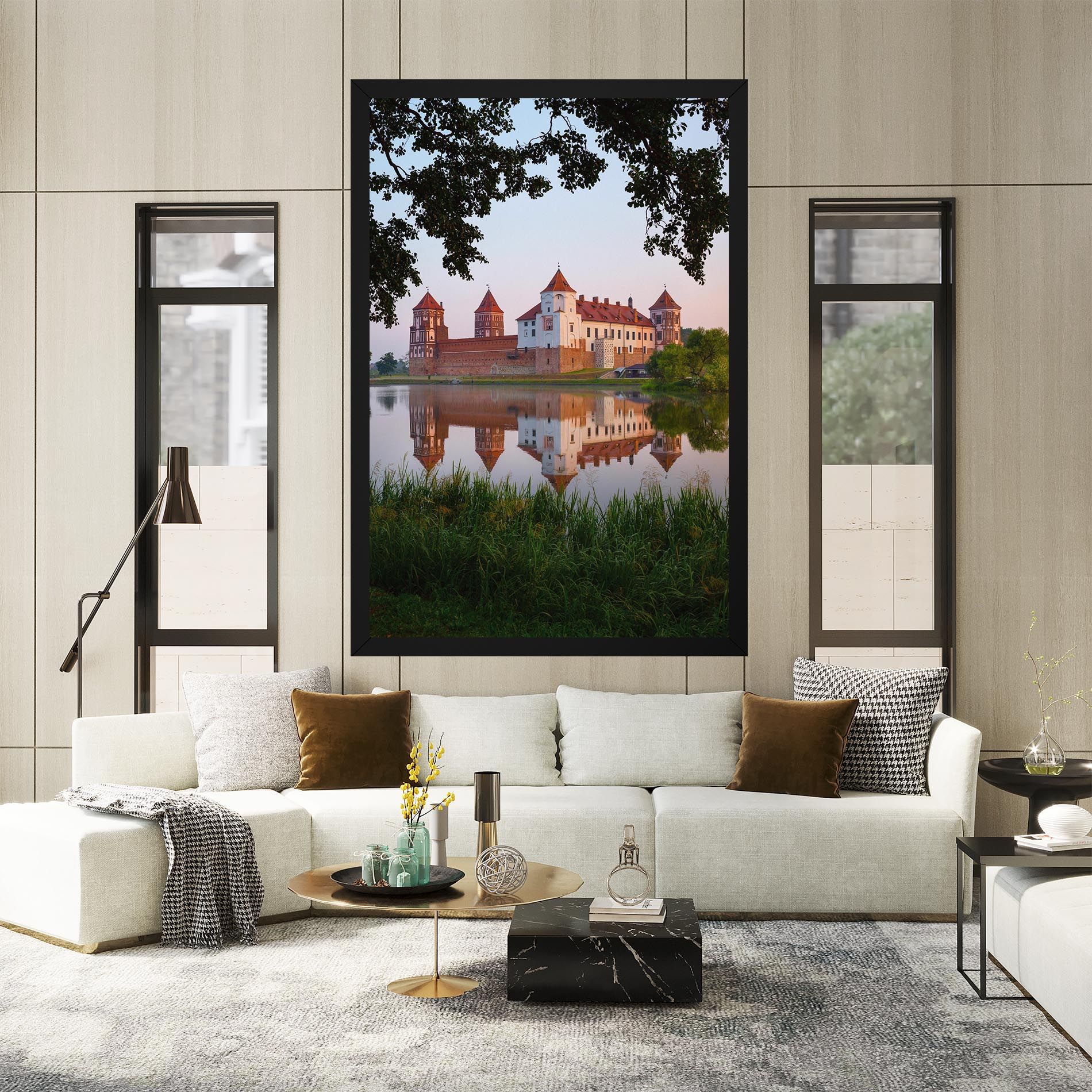 Ancient Castle Morning mockup 2